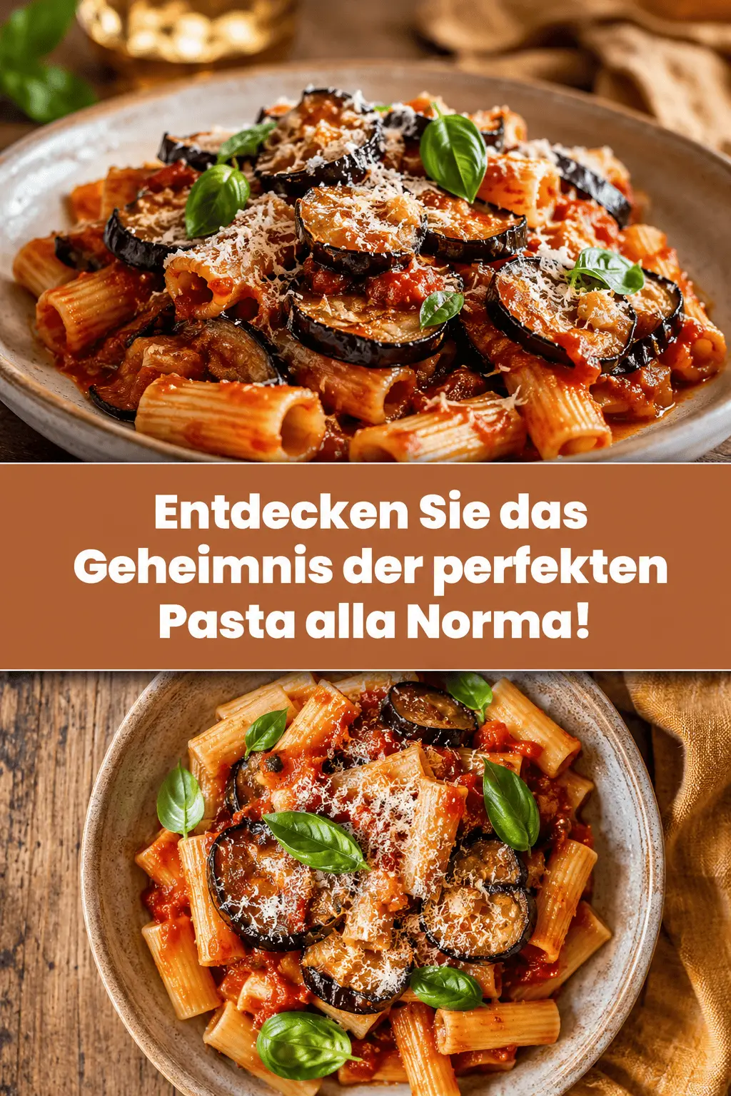 Entdecken Sie das Geheimnis der perfekten Pasta alla Norma!