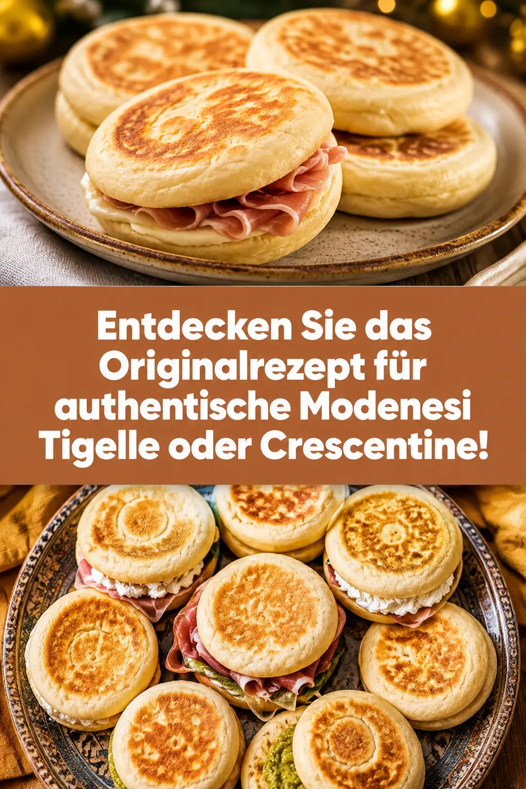 Entdecken Sie das Originalrezept für authentische Modenesi Tigelle oder Crescentine!