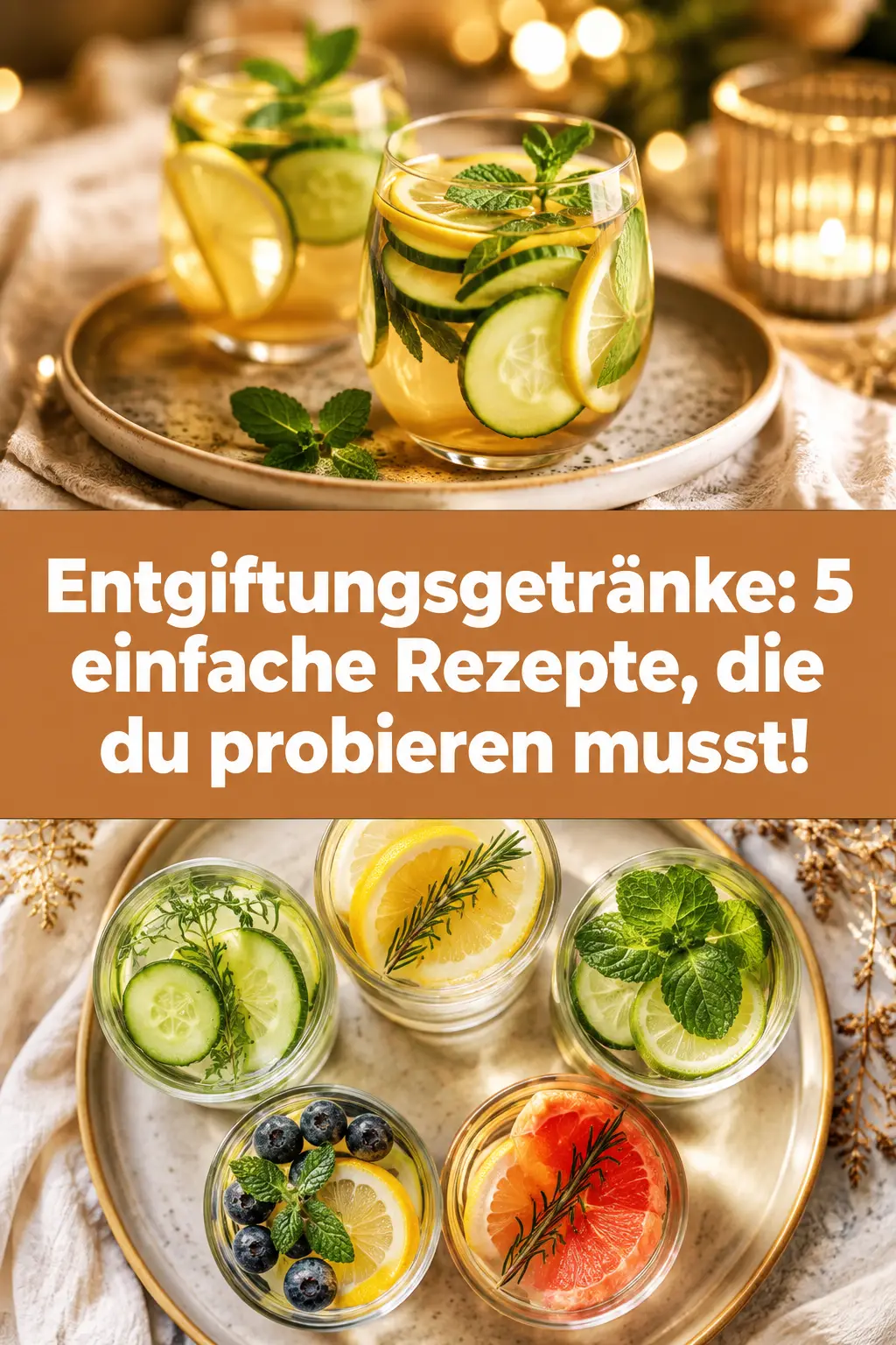 Entgiftungsgetränke: 5 einfache Rezepte, die du probieren musst!