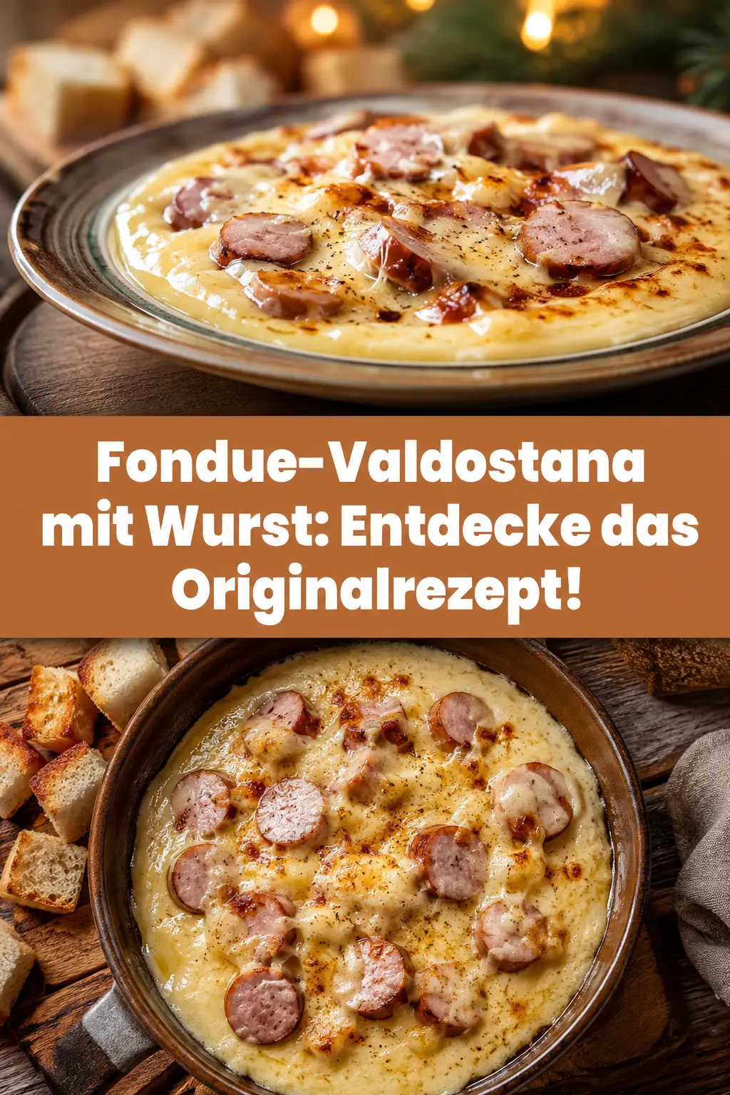 Fondue-Valdostana mit Wurst: Entdecke das Originalrezept!