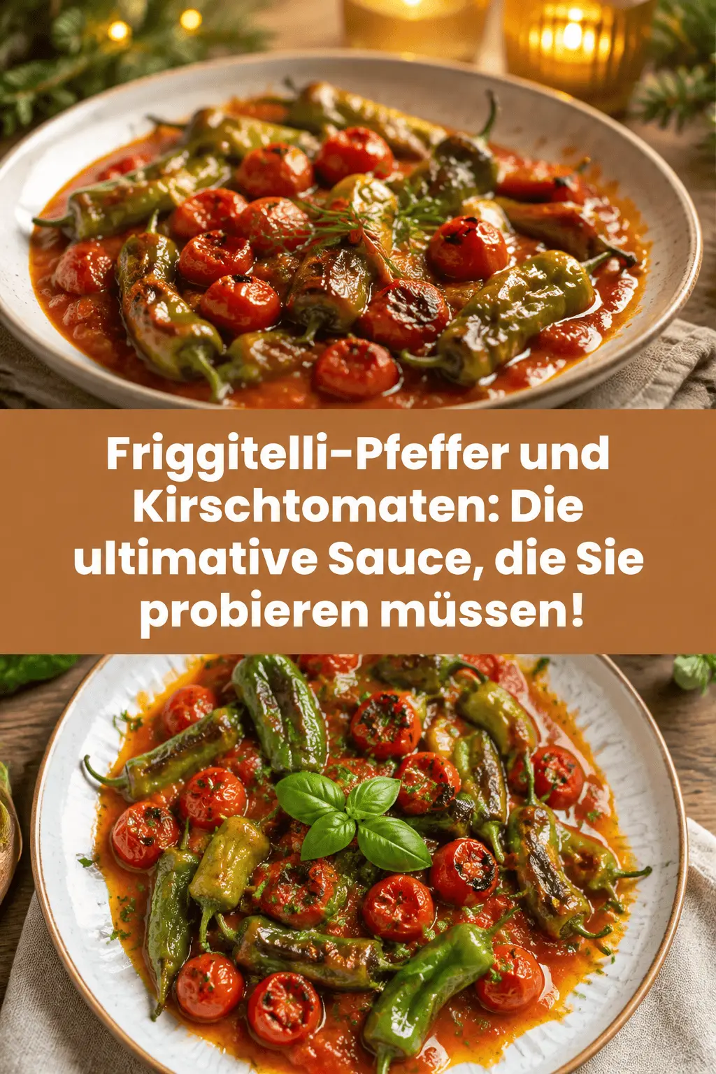 Friggitelli-Pfeffer und Kirschtomaten: Die ultimative Sauce, die Sie probieren müssen!