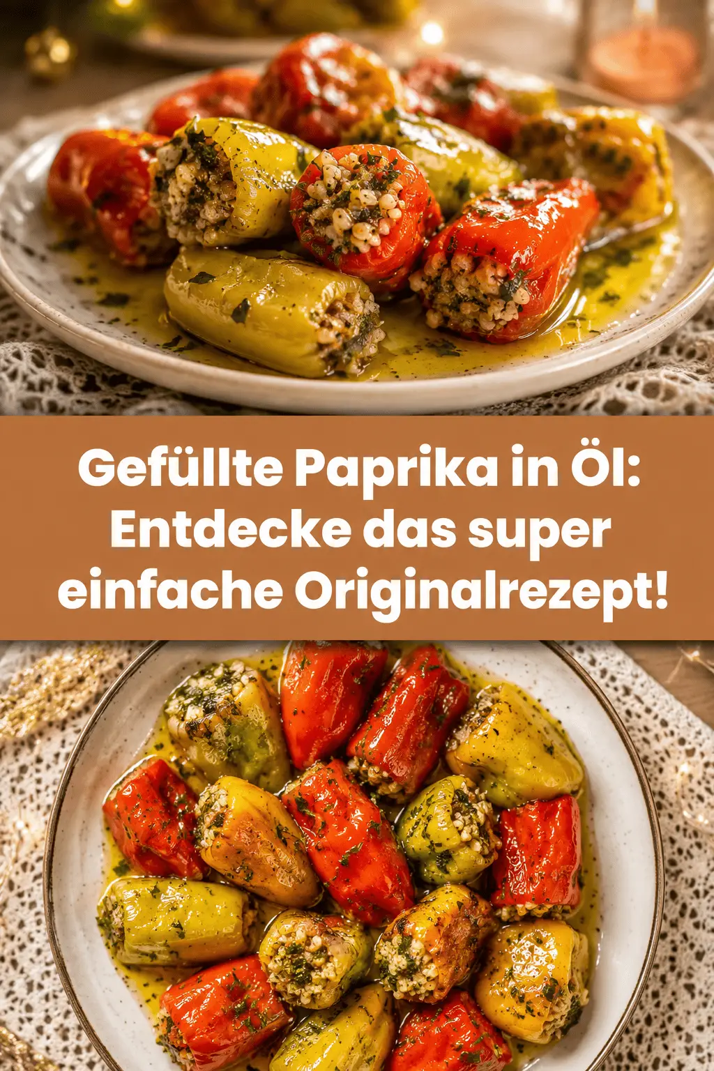 Gefüllte Paprika in Öl: Entdecke das super einfache Originalrezept!
