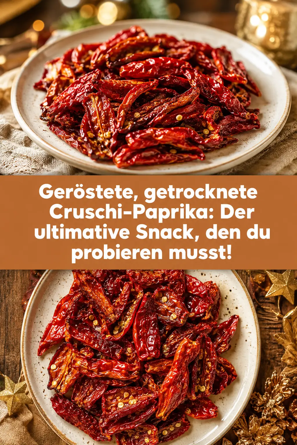 Geröstete, getrocknete Cruschi-Paprika: Der ultimative Snack, den du probieren musst!