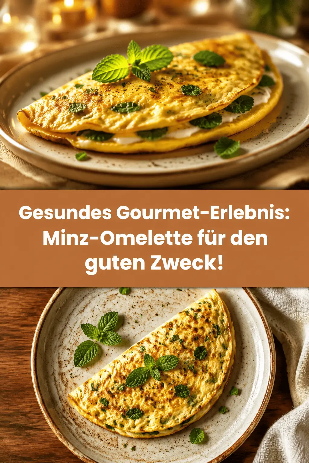 Gesundes Gourmet-Erlebnis: Minz-Omelette für den guten Zweck!