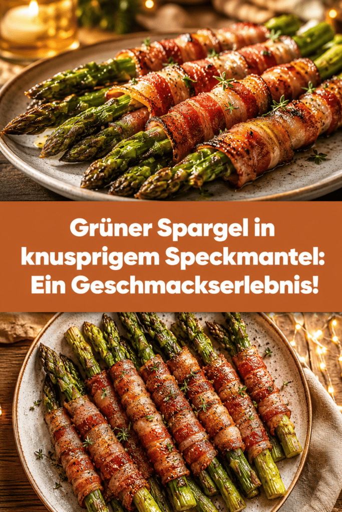 Grüner Spargel in knusprigem Speckmantel: Ein Geschmackserlebnis!