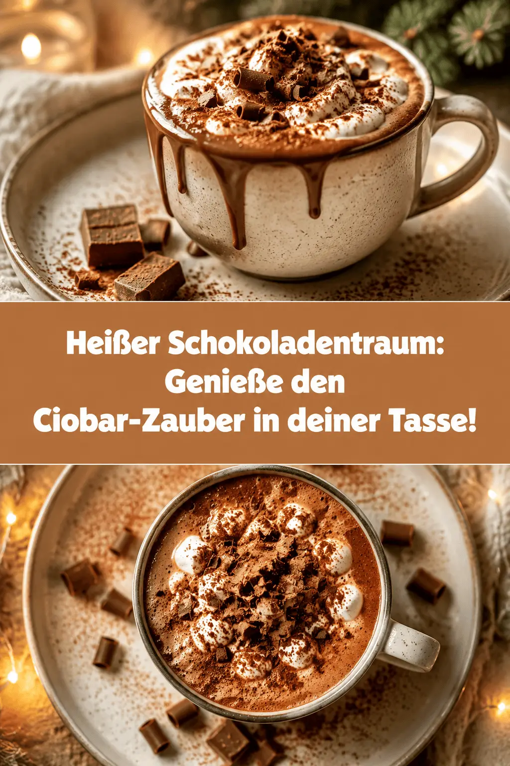 Heißer Schokoladentraum: Genieße den Ciobar-Zauber in deiner Tasse!
