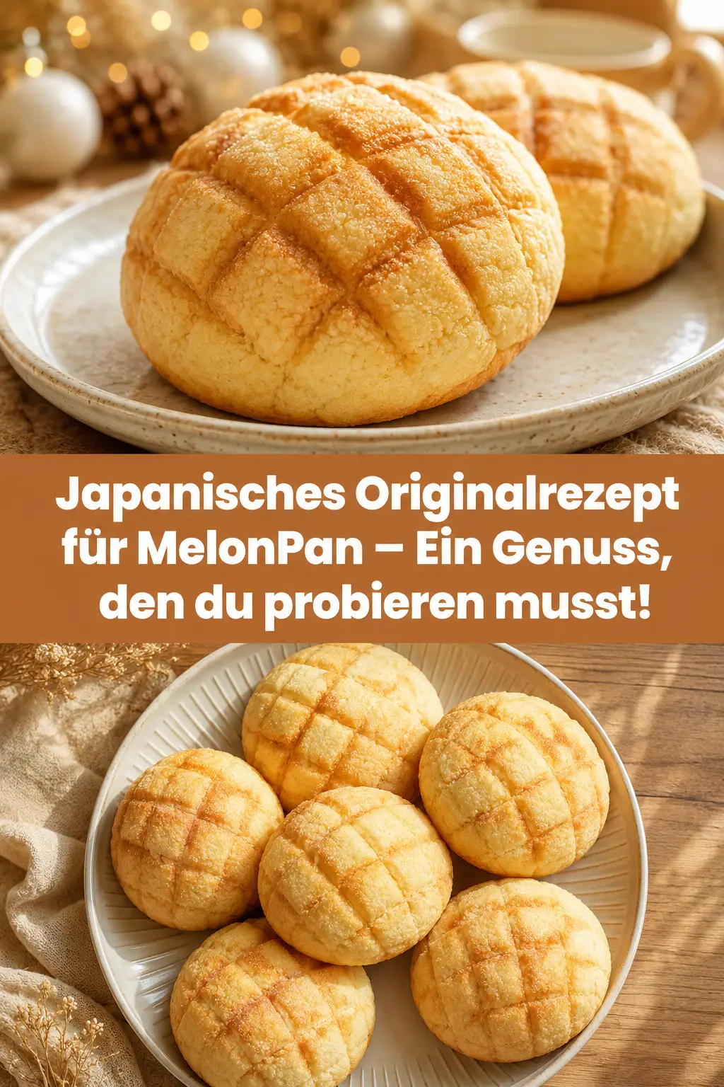 Japanisches Originalrezept für MelonPan – Ein Genuss, den du probieren musst!