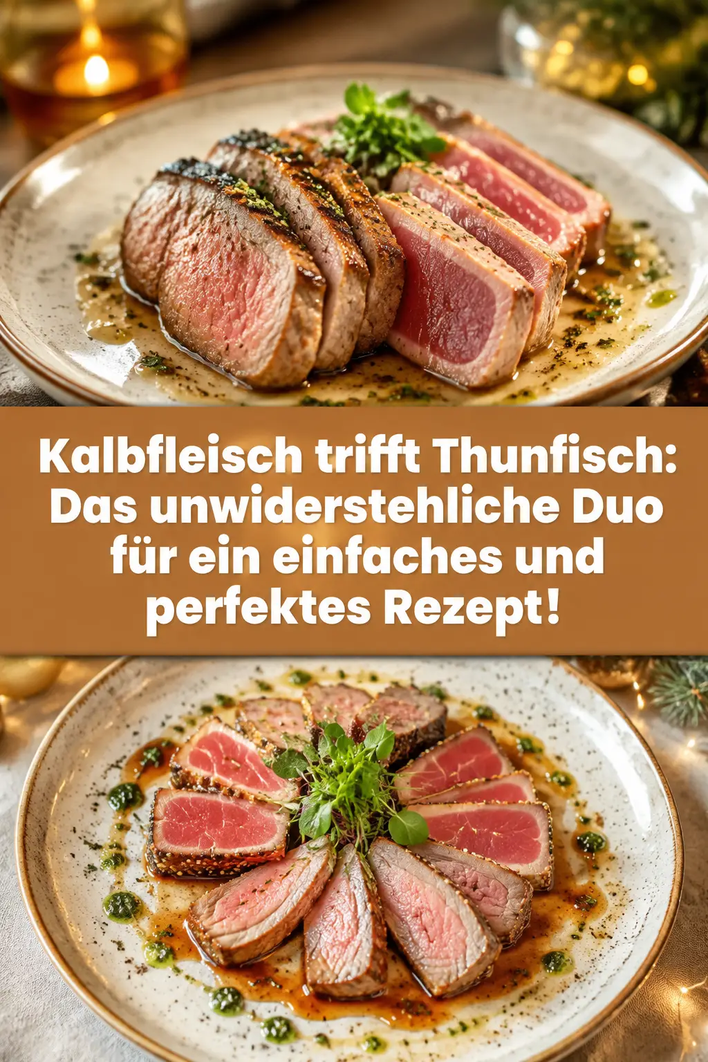 Kalbfleisch trifft Thunfisch: Das unwiderstehliche Duo für ein einfaches und perfektes Rezept!