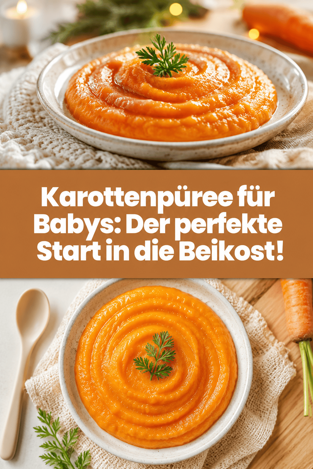 Karottenpüree für Babys: Der perfekte Start in die Beikost!