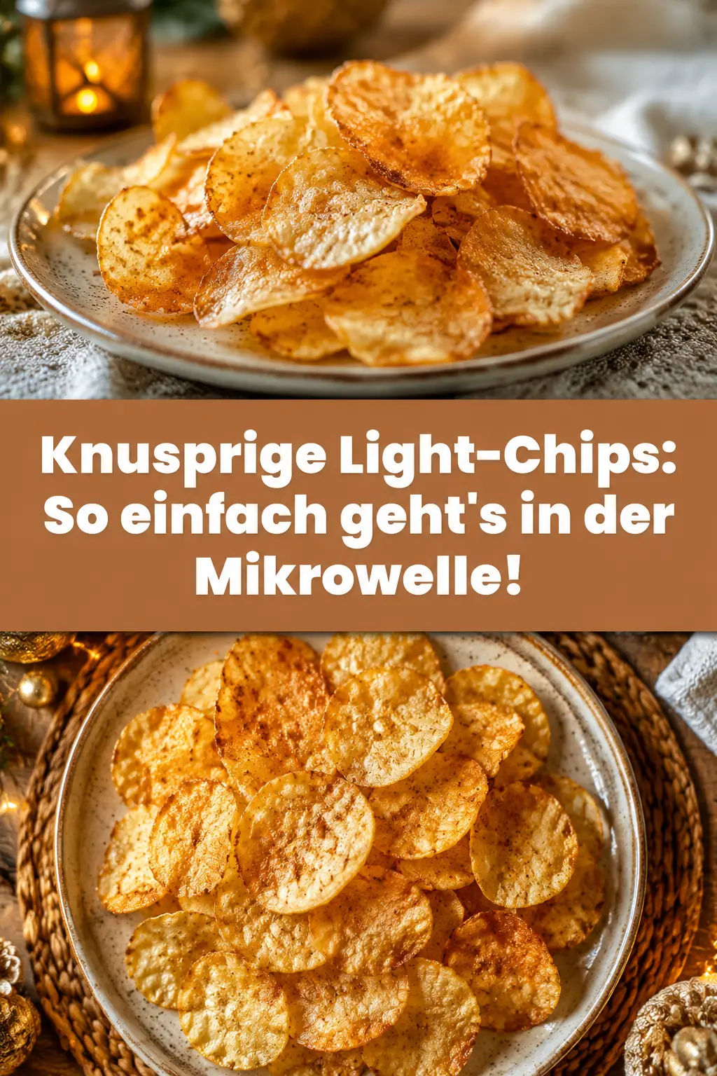Knusprige Light-Chips: So einfach geht's in der Mikrowelle!