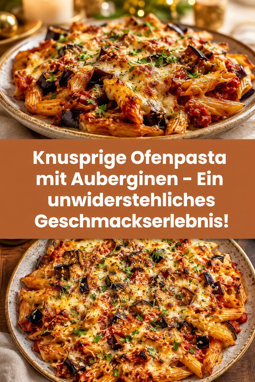 Knusprige Ofenpasta mit Auberginen – Ein unwiderstehliches Geschmackserlebnis!