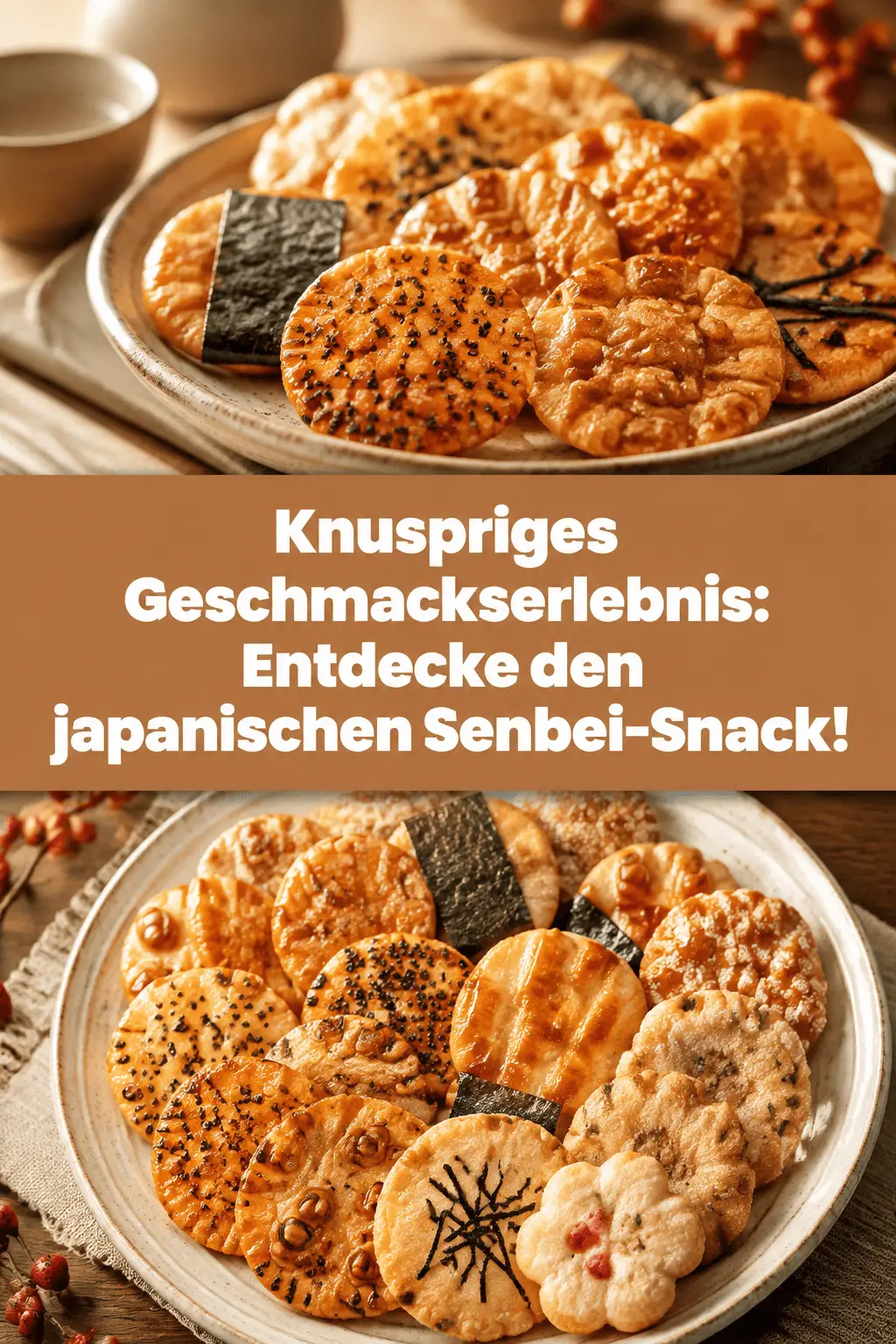 Knuspriges Geschmackserlebnis: Entdecke den japanischen Senbei-Snack!