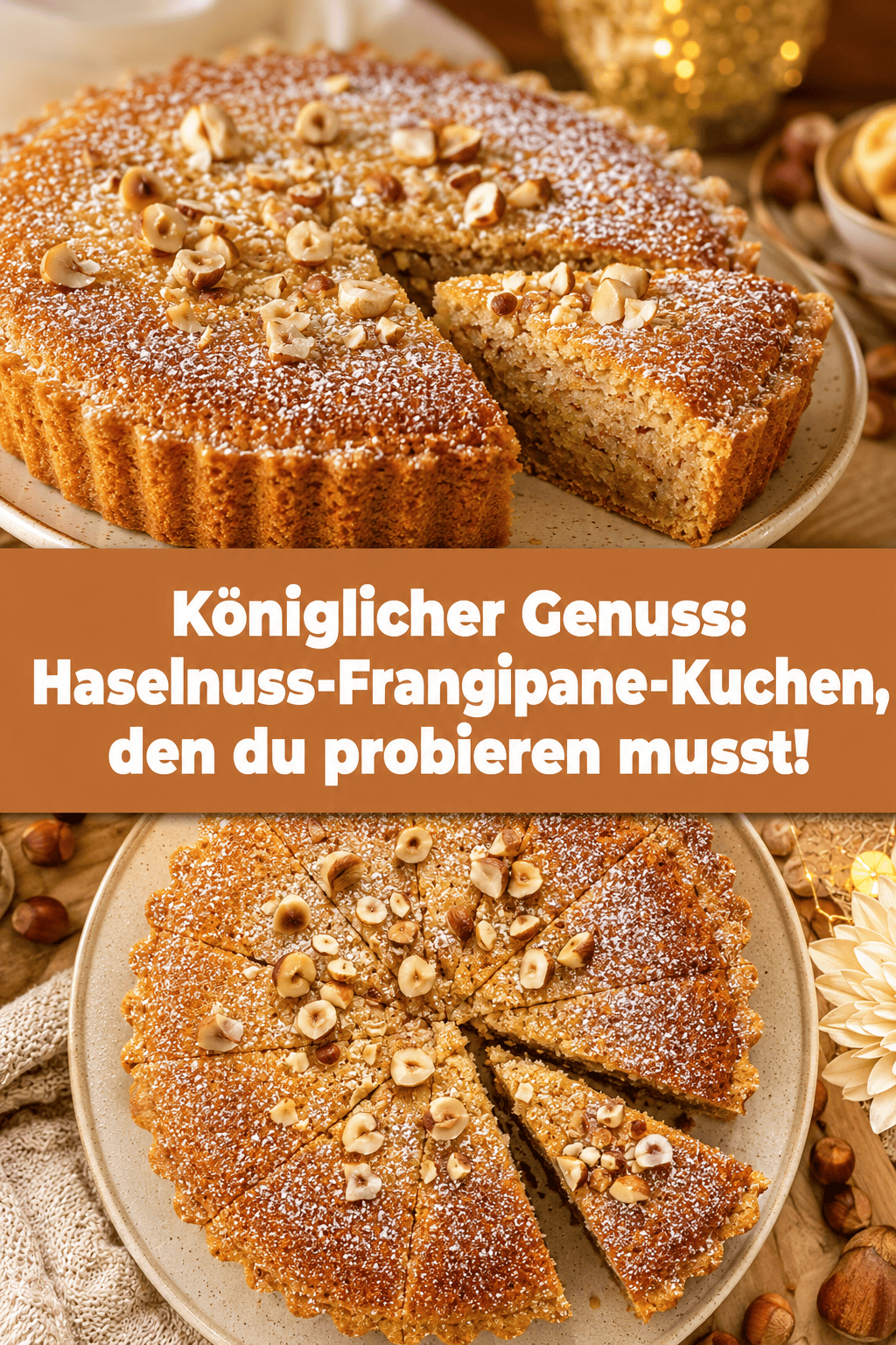Königlicher Genuss: Haselnuss-Frangipane-Kuchen, den du probieren musst!