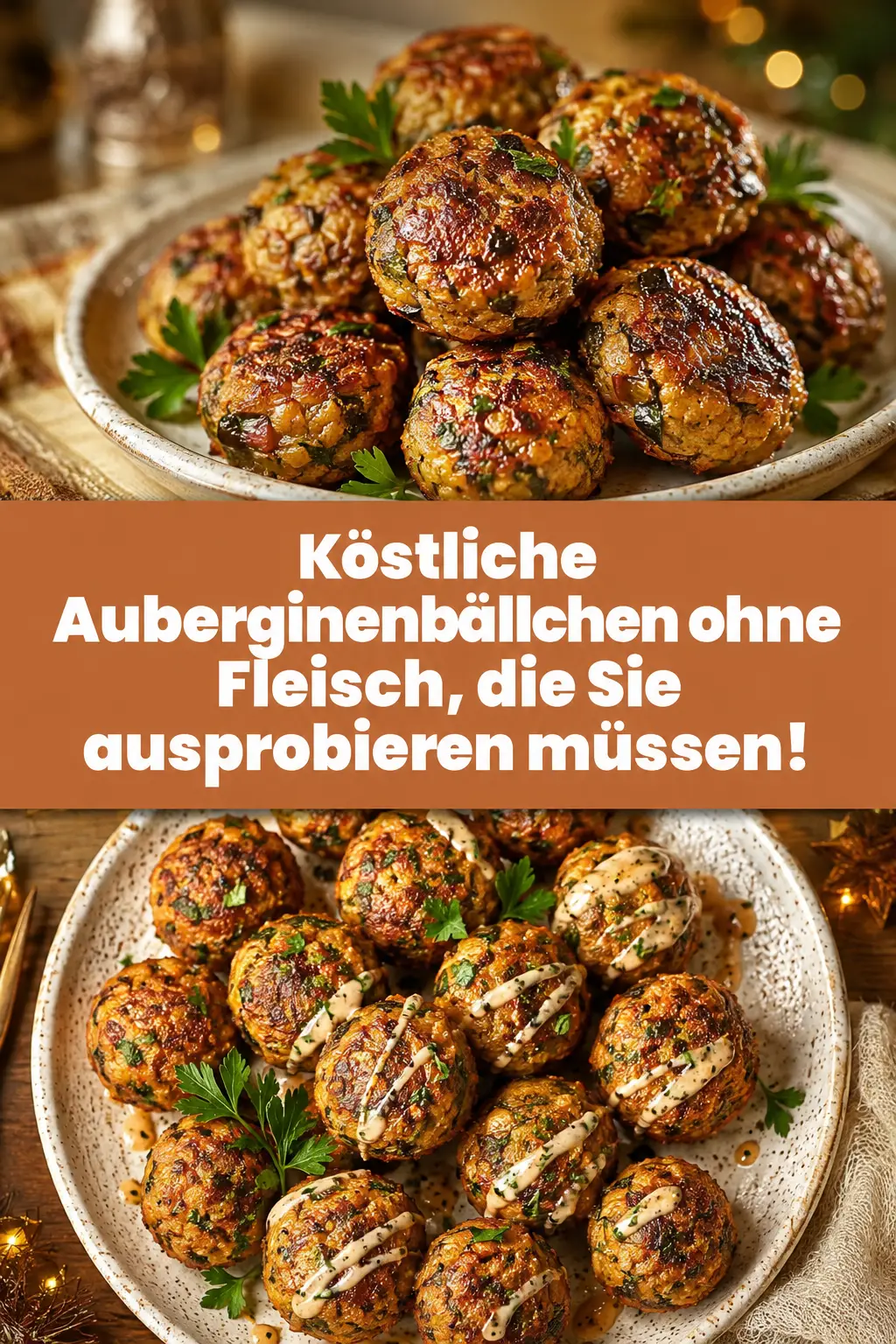 Köstliche Auberginenbällchen ohne Fleisch, die Sie ausprobieren müssen!