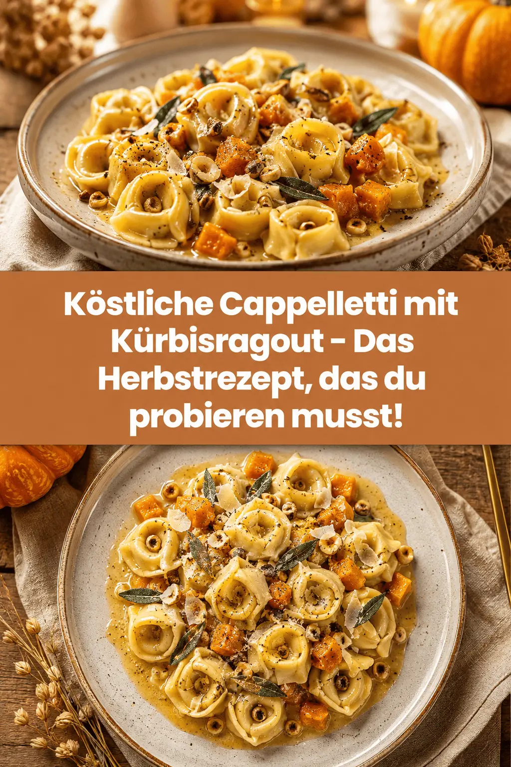 Köstliche Cappelletti mit Kürbisragout – Das Herbstrezept, das du probieren musst!