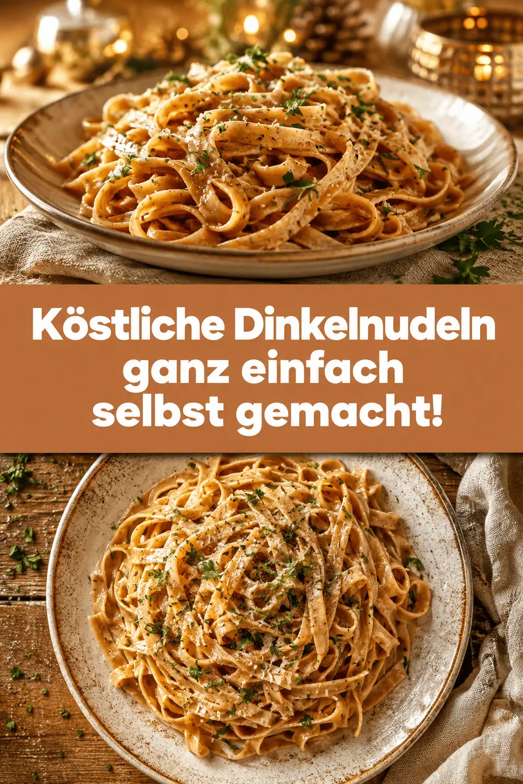 Köstliche Dinkelnudeln ganz einfach selbst gemacht!