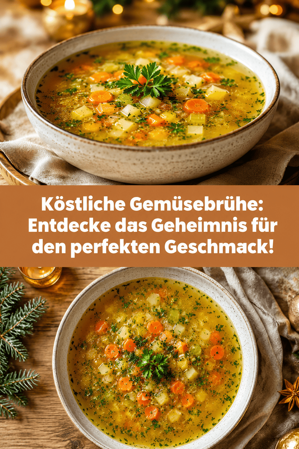 Köstliche Gemüsebrühe: Entdecke das Geheimnis für den perfekten Geschmack!