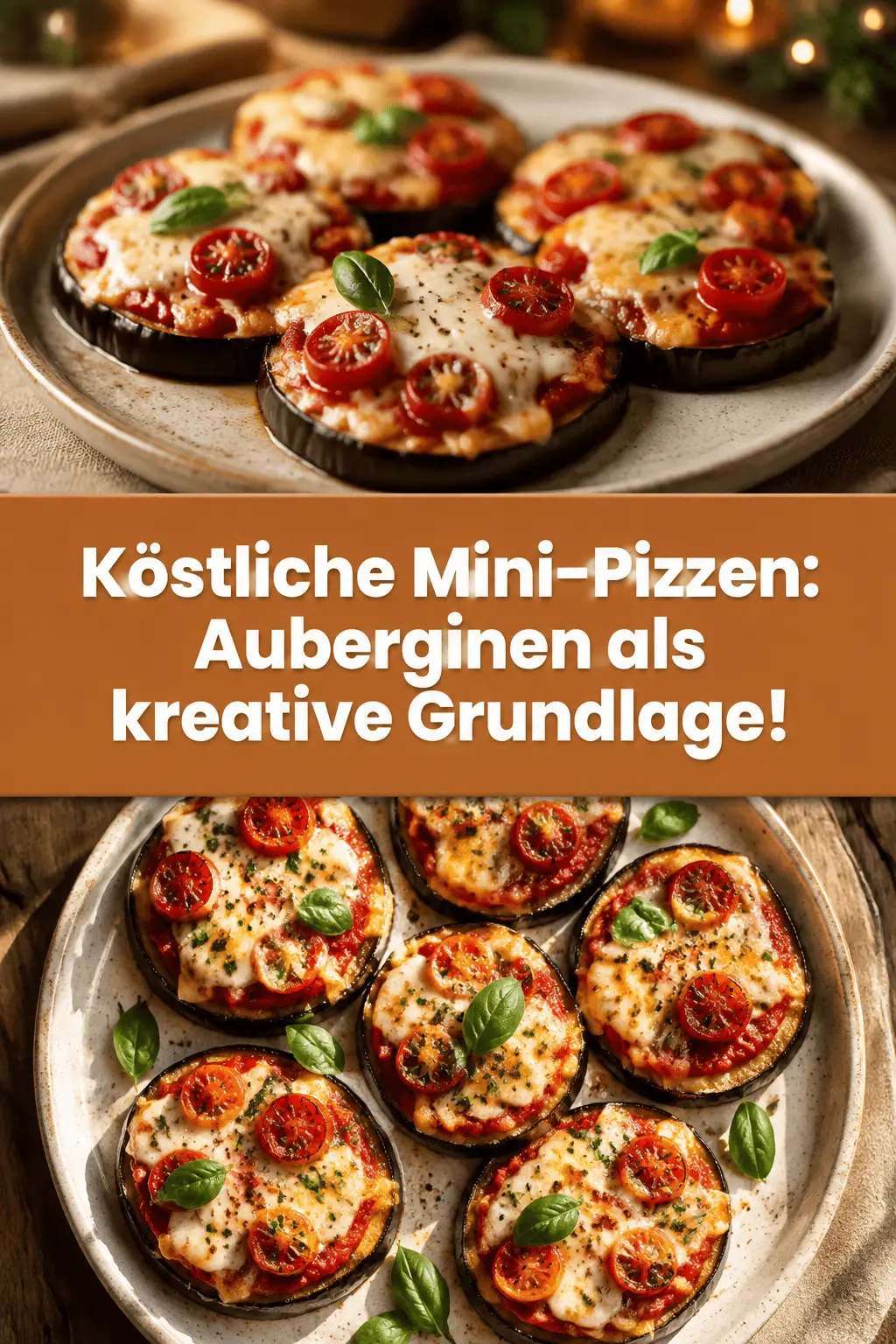 Köstliche Mini-Pizzen: Auberginen als kreative Grundlage!