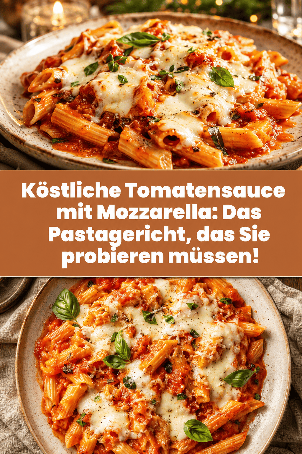 Köstliche Tomatensauce mit Mozzarella: Das Pastagericht, das Sie probieren müssen!