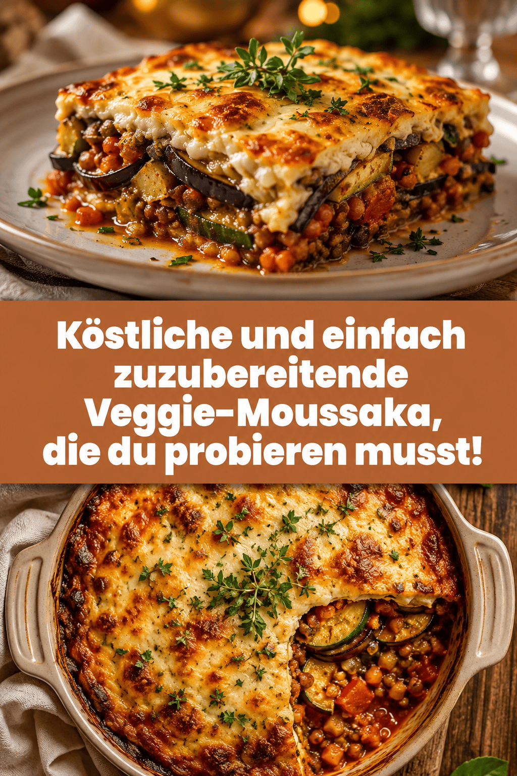 Köstliche und einfach zuzubereitende Veggie-Moussaka, die du probieren musst!