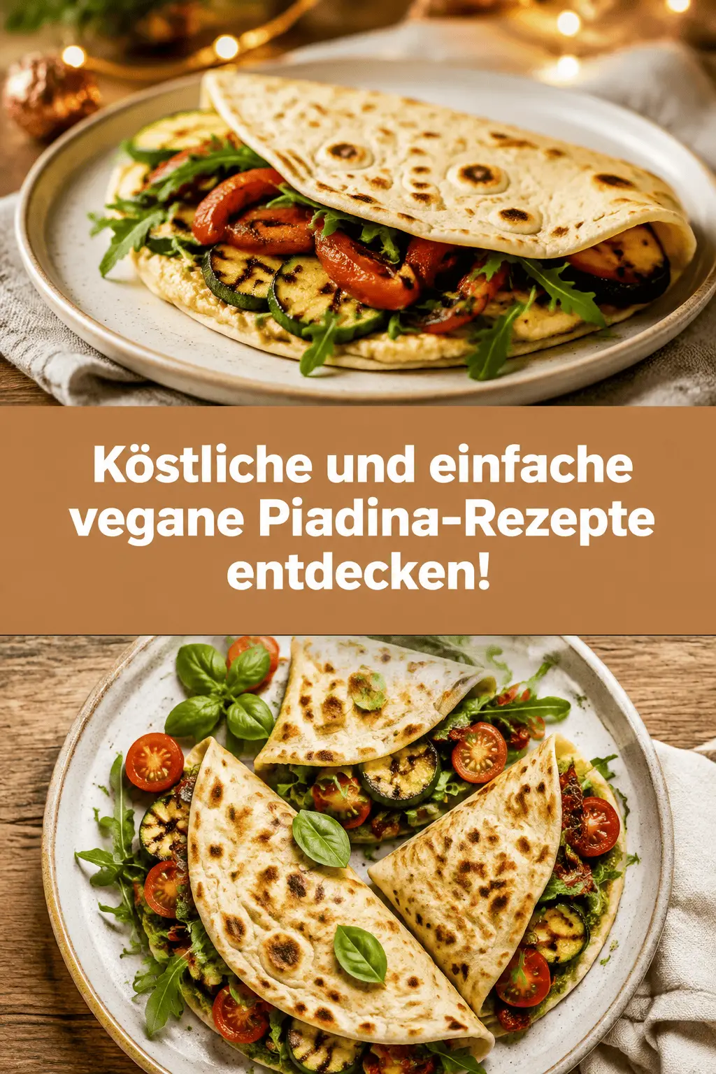 Köstliche und einfache vegane Piadina-Rezepte entdecken!
