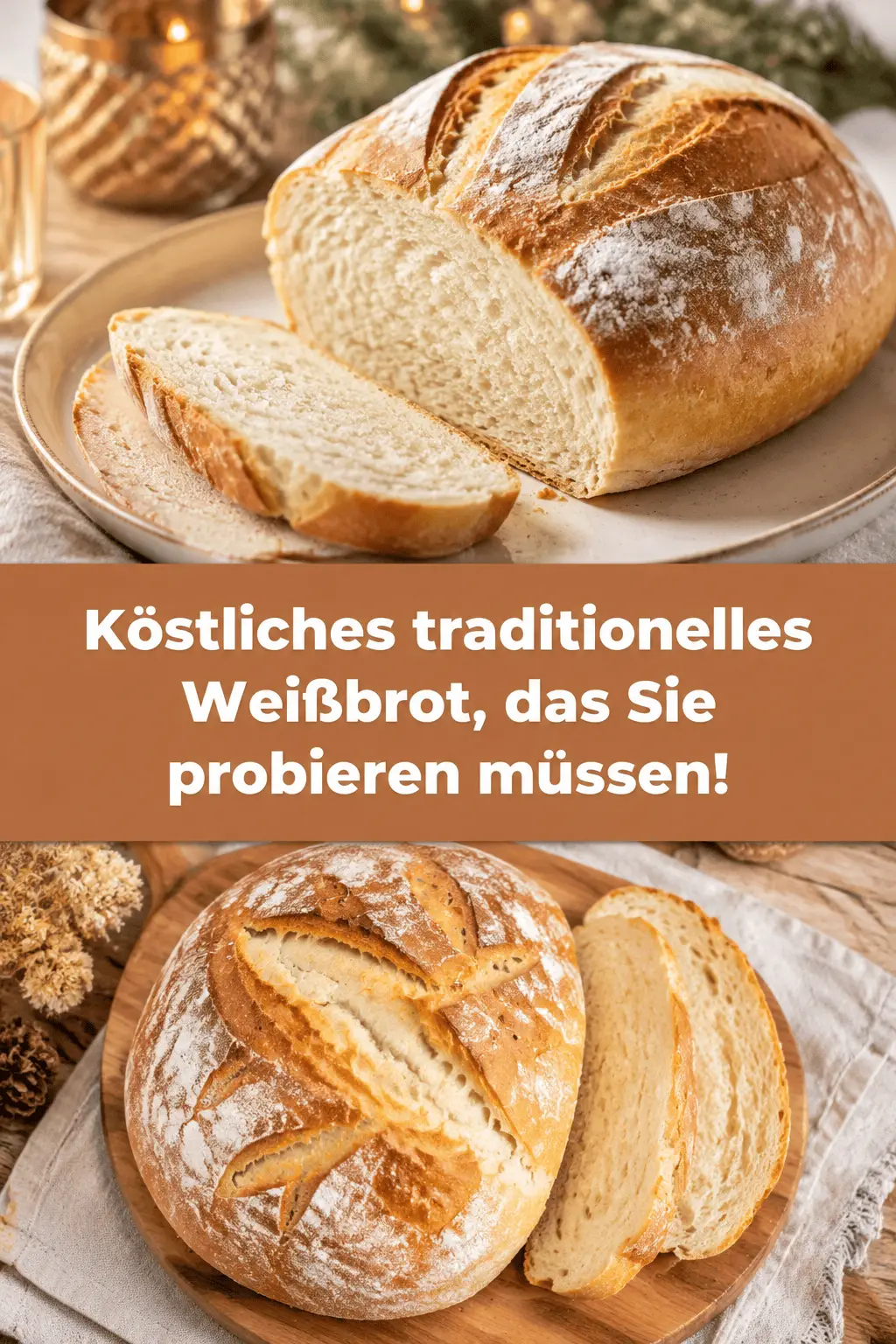 Köstliches traditionelles Weißbrot, das Sie probieren müssen!