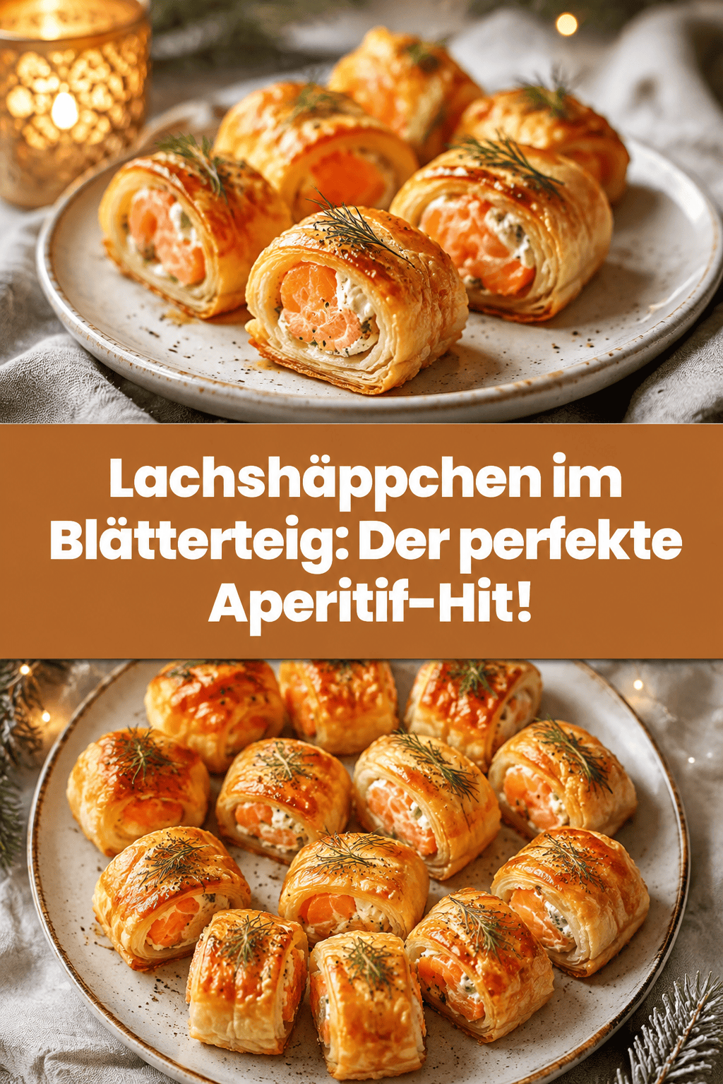 Lachshäppchen im Blätterteig: Der perfekte Aperitif-Hit!