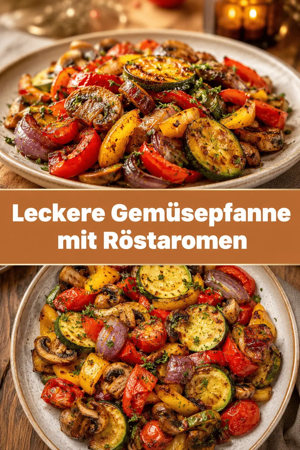 Leckere Gemüsepfanne mit Röstaromen