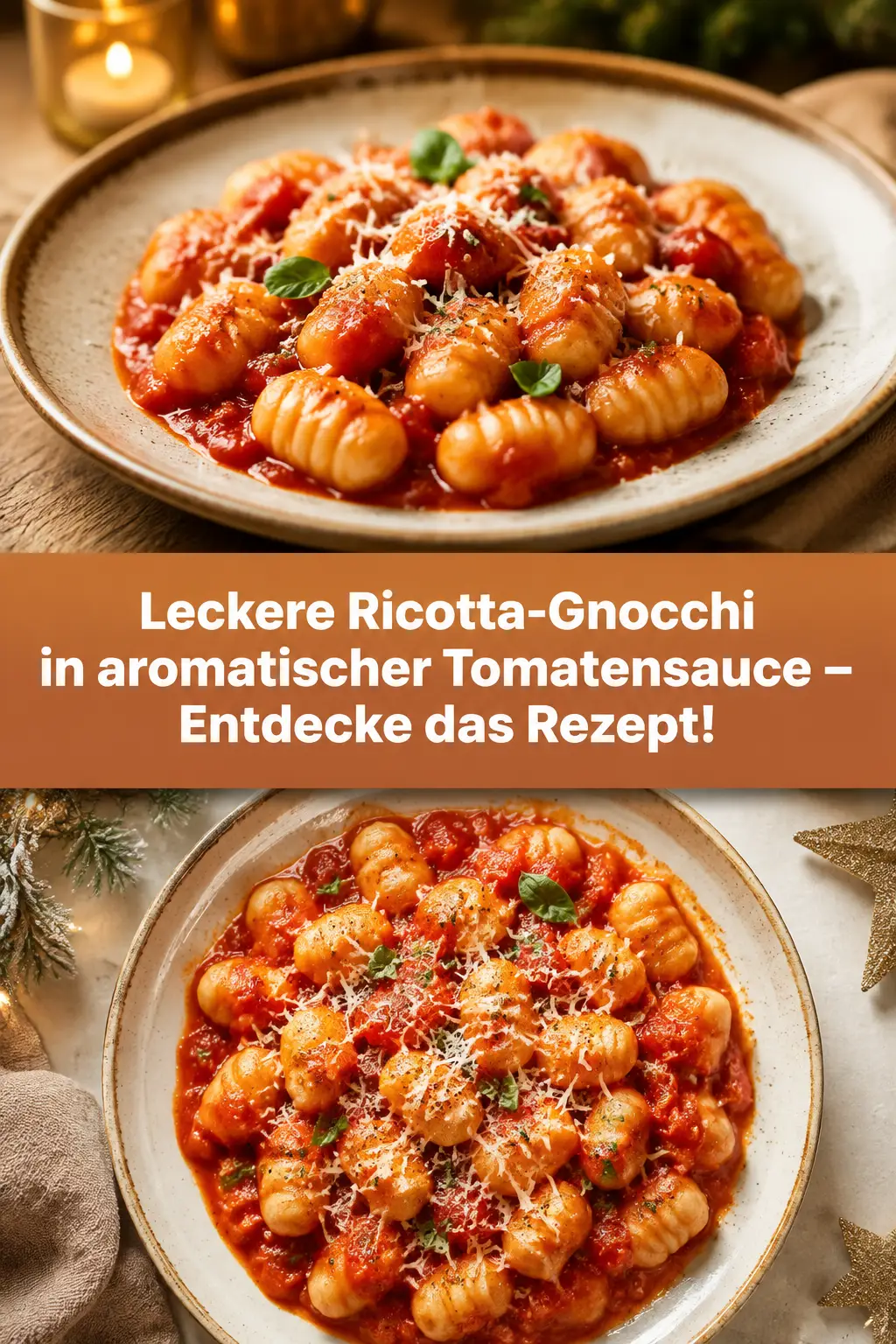 Leckere Ricotta-Gnocchi in aromatischer Tomatensauce – Entdecke das Rezept!