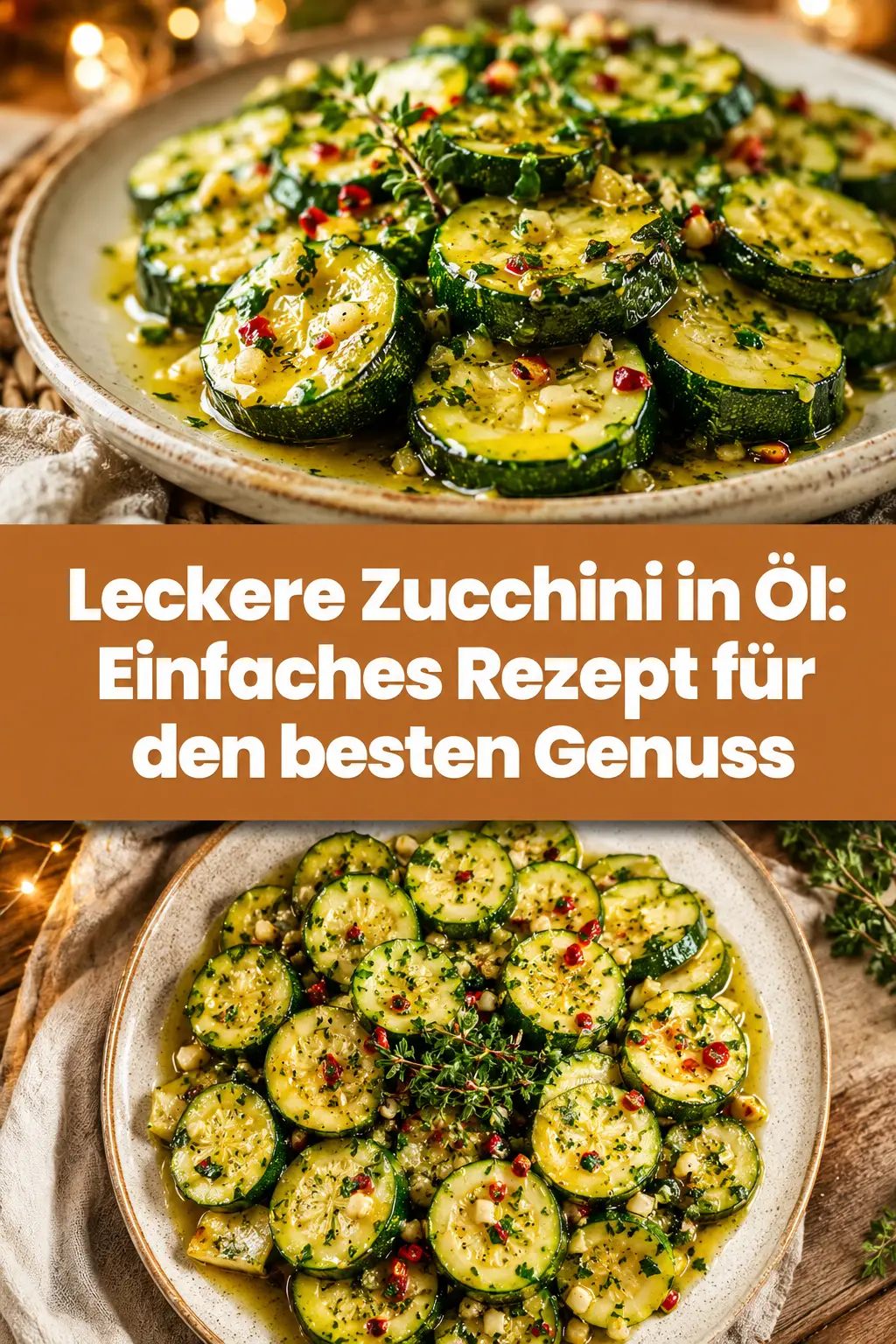 Leckere Zucchini in Öl: Einfaches Rezept für den besten Genuss