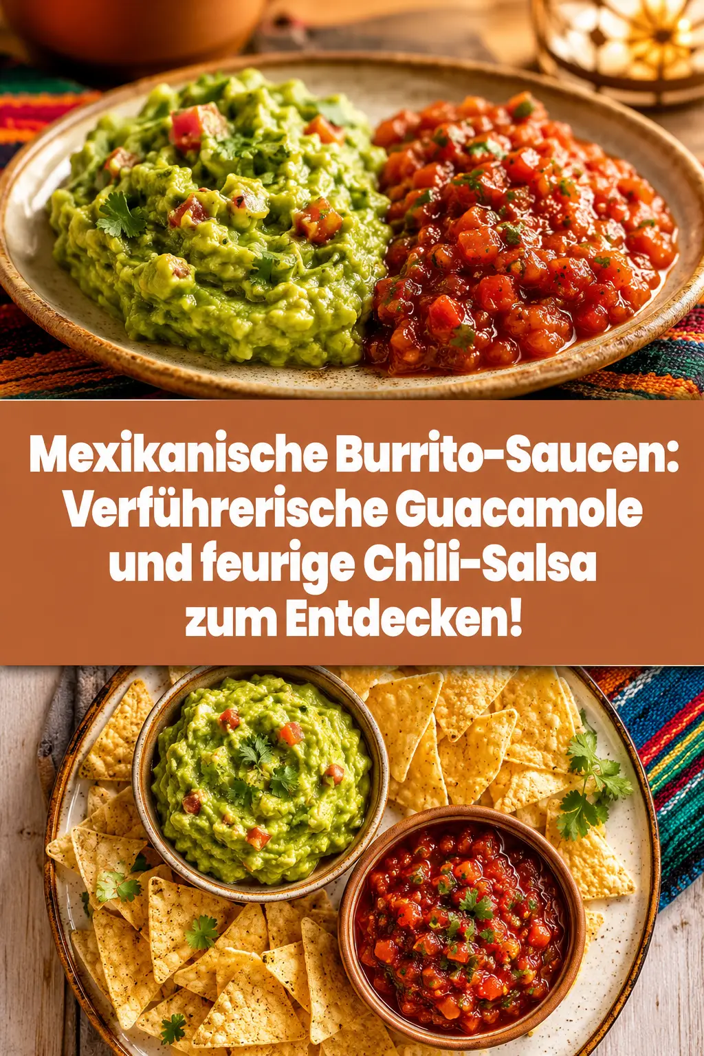 Mexikanische Burrito-Saucen: Verführerische Guacamole und feurige Chili-Salsa zum Entdecken!