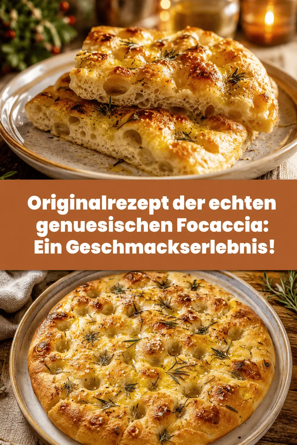 Originalrezept der echten genuesischen Focaccia: Ein Geschmackserlebnis!