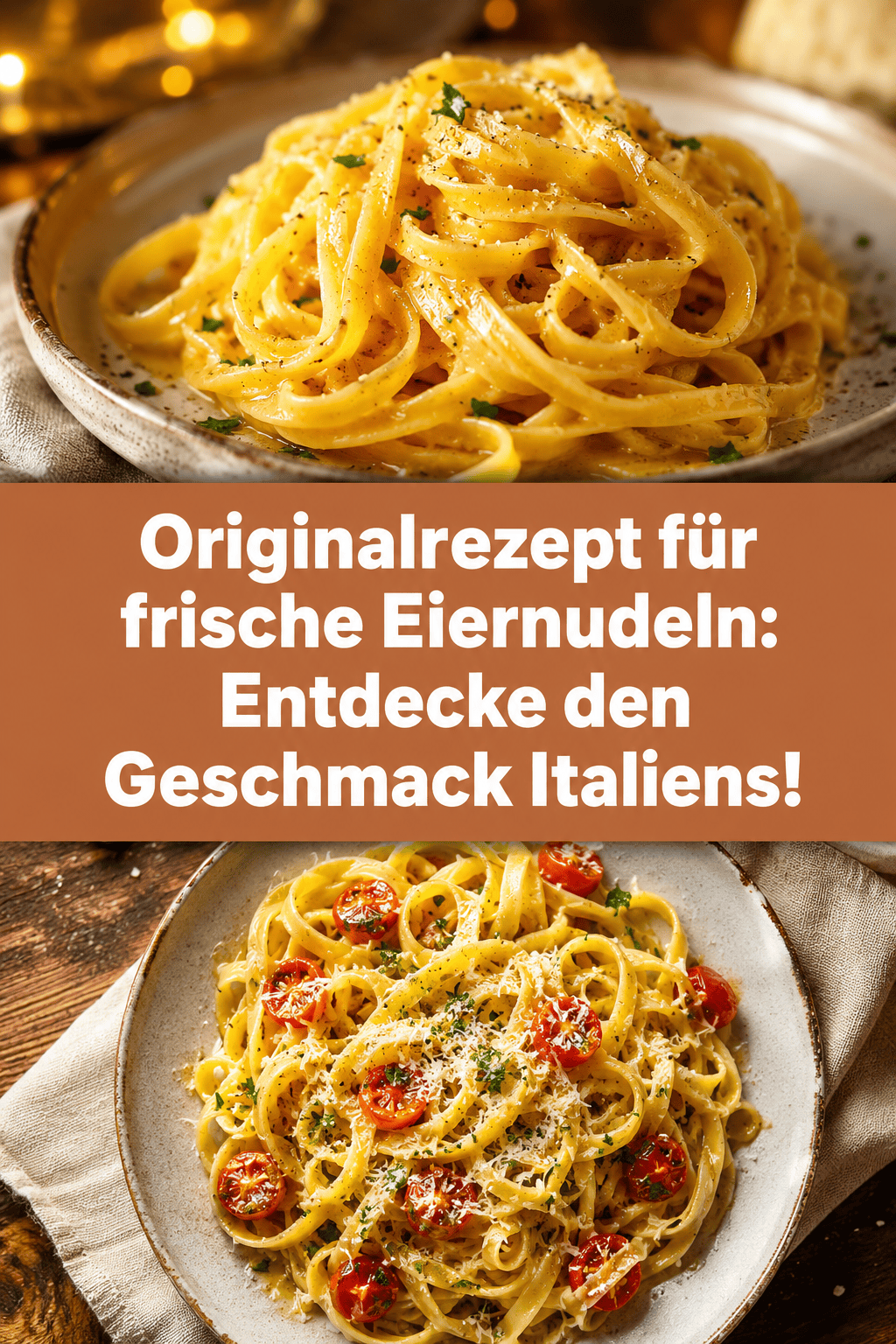 Originalrezept für frische Eiernudeln: Entdecke den Geschmack Italiens!