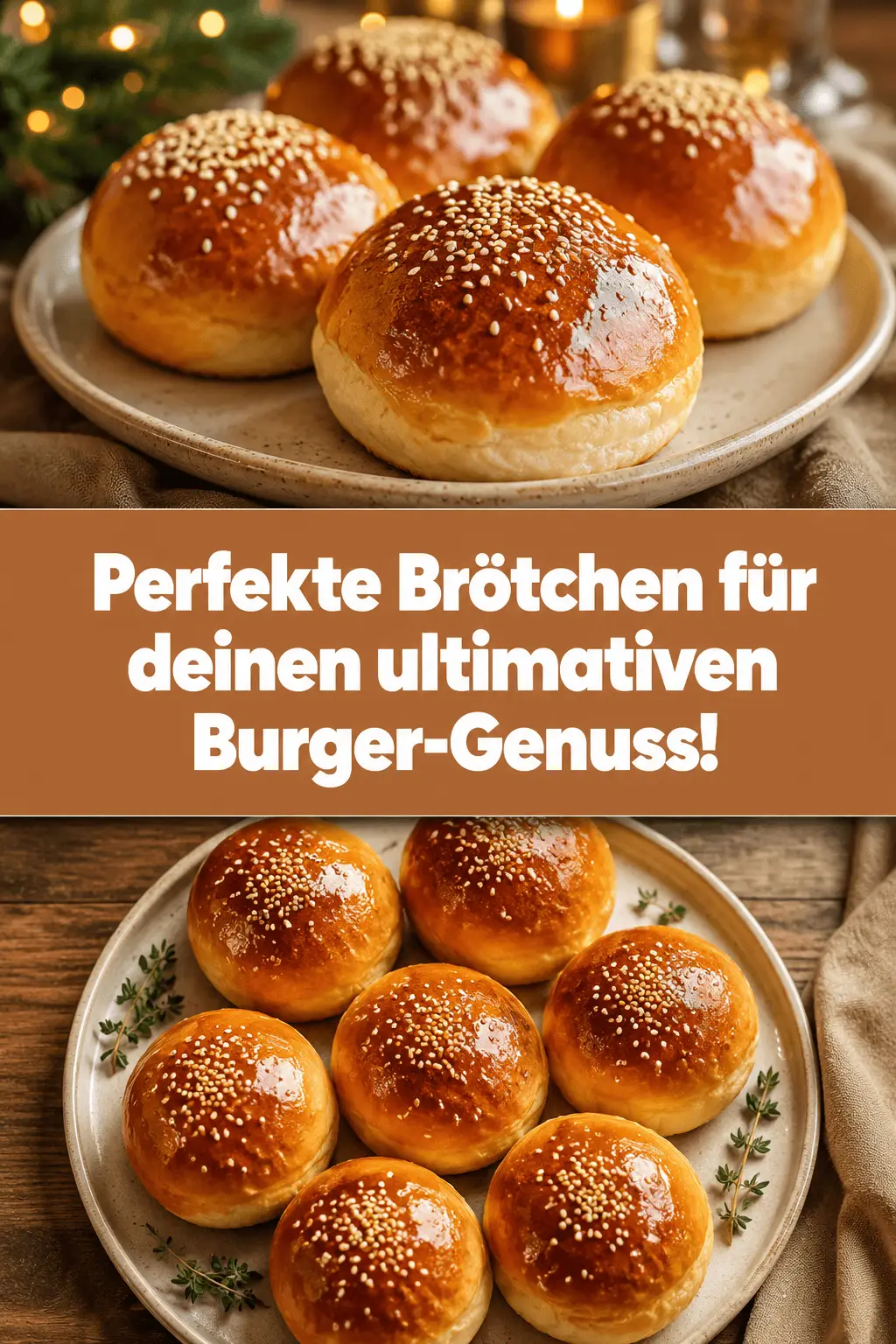 Perfekte Brötchen für deinen ultimativen Burger-Genuss!