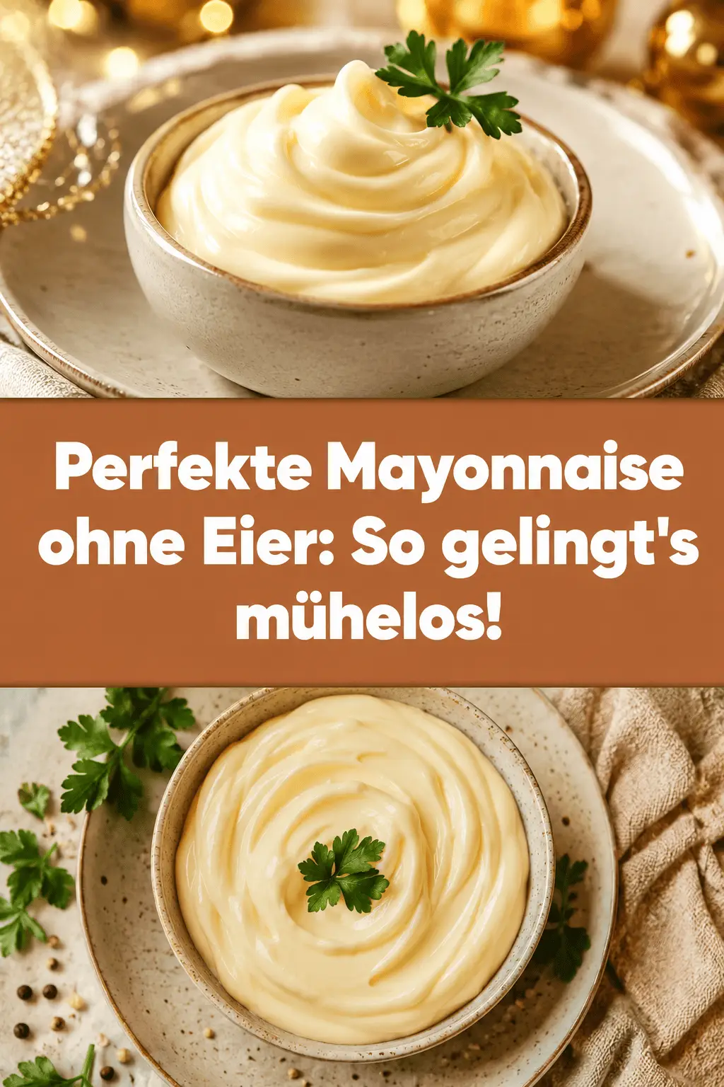 Perfekte Mayonnaise ohne Eier: So gelingt's mühelos!