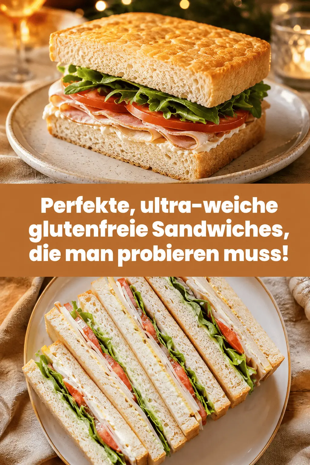 Perfekte, ultra-weiche glutenfreie Sandwiches, die man probieren muss!