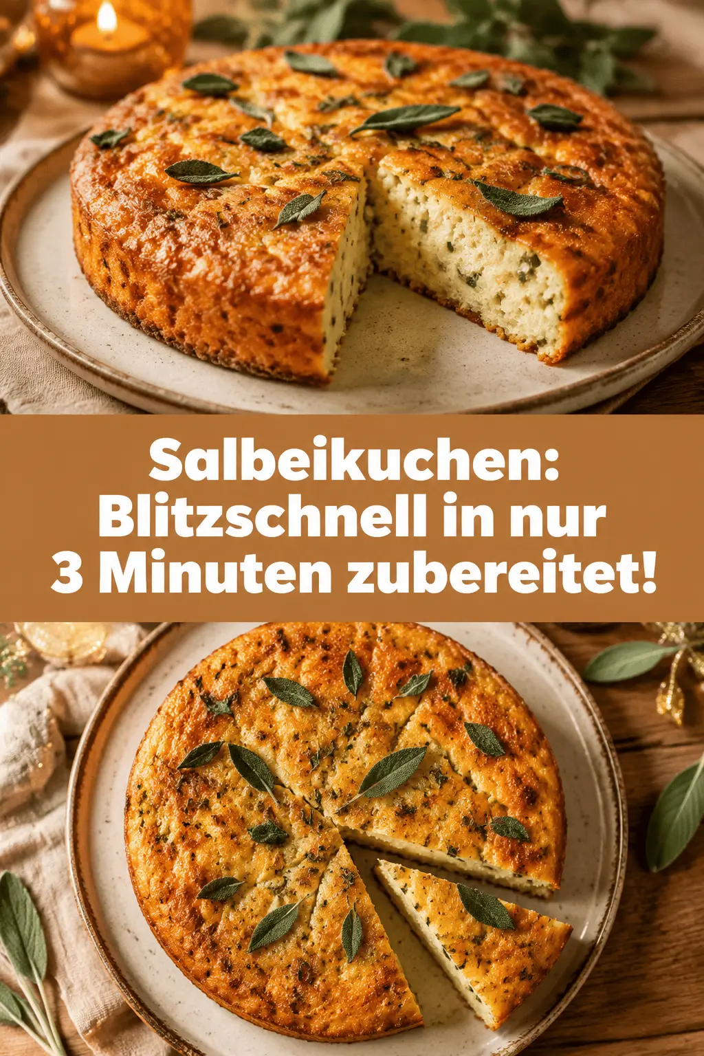 Salbeikuchen: Blitzschnell in nur 3 Minuten zubereitet!
