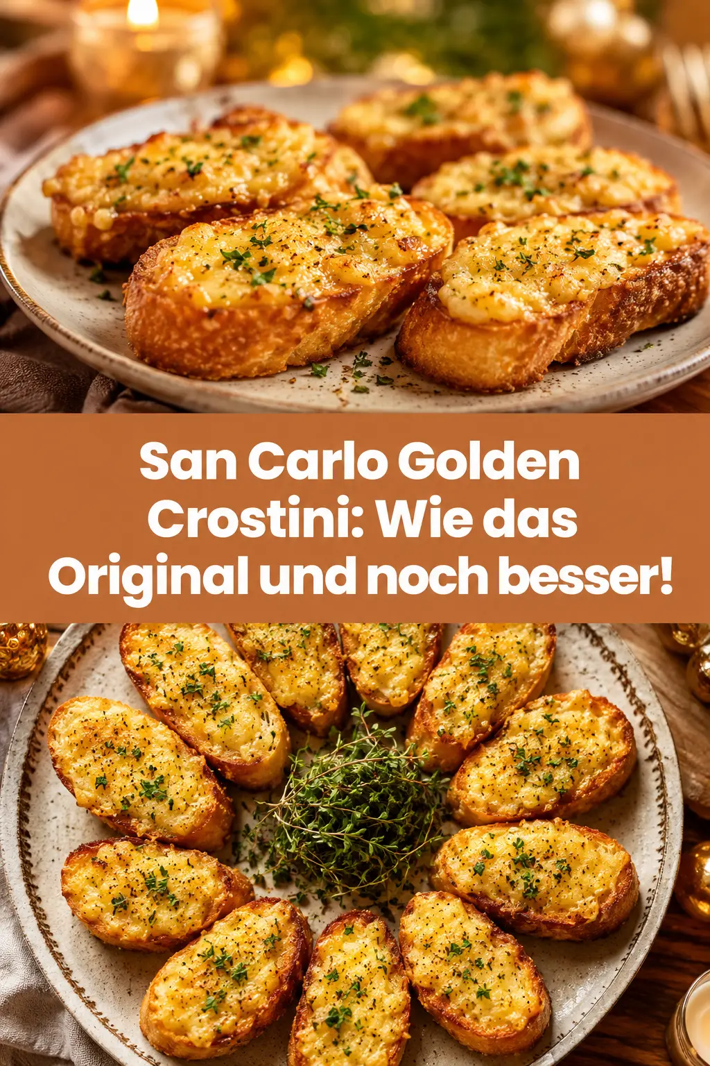 San Carlo Golden Crostini: Wie das Original und noch besser!