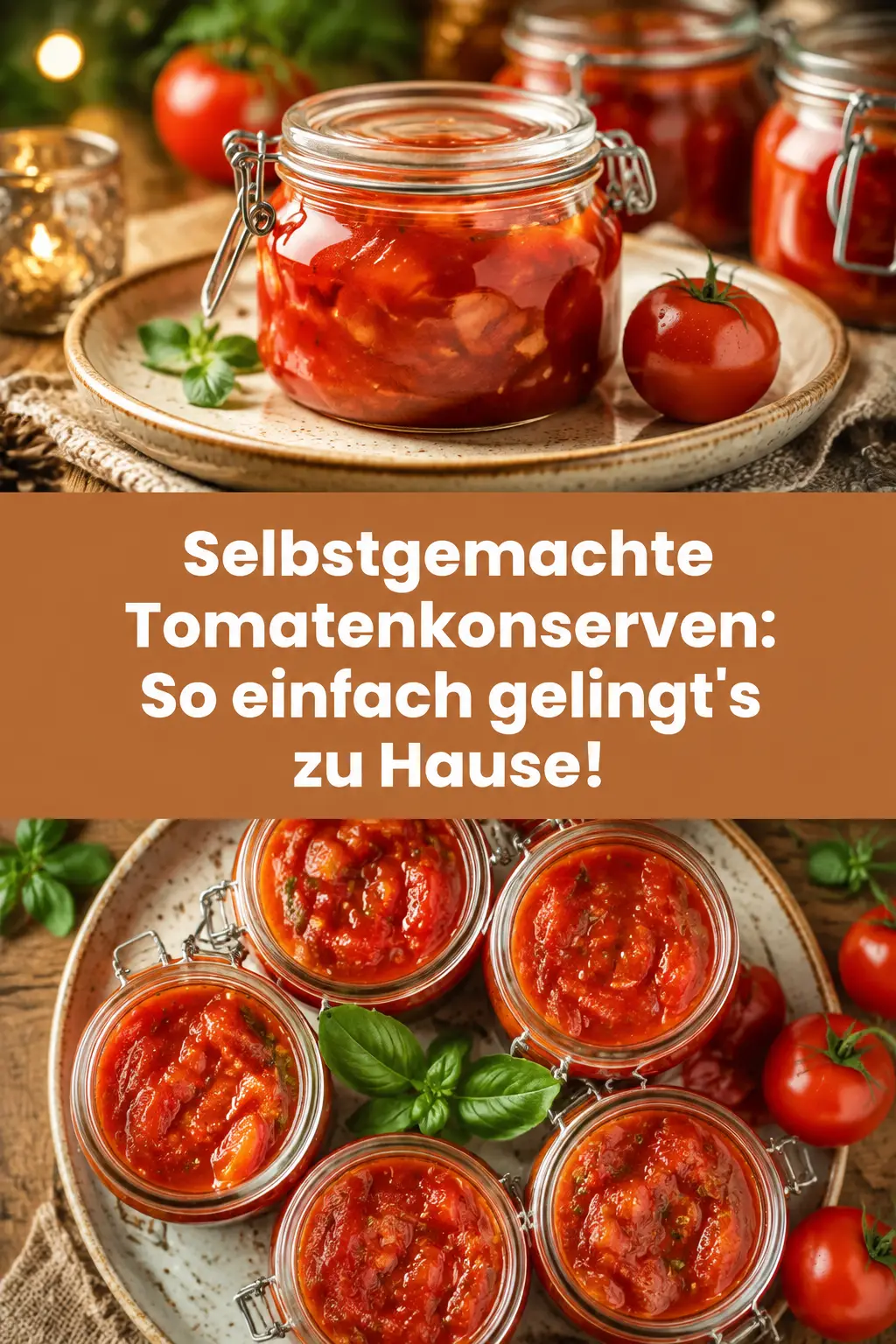 Selbstgemachte Tomatenkonserven: So einfach gelingt's zu Hause!