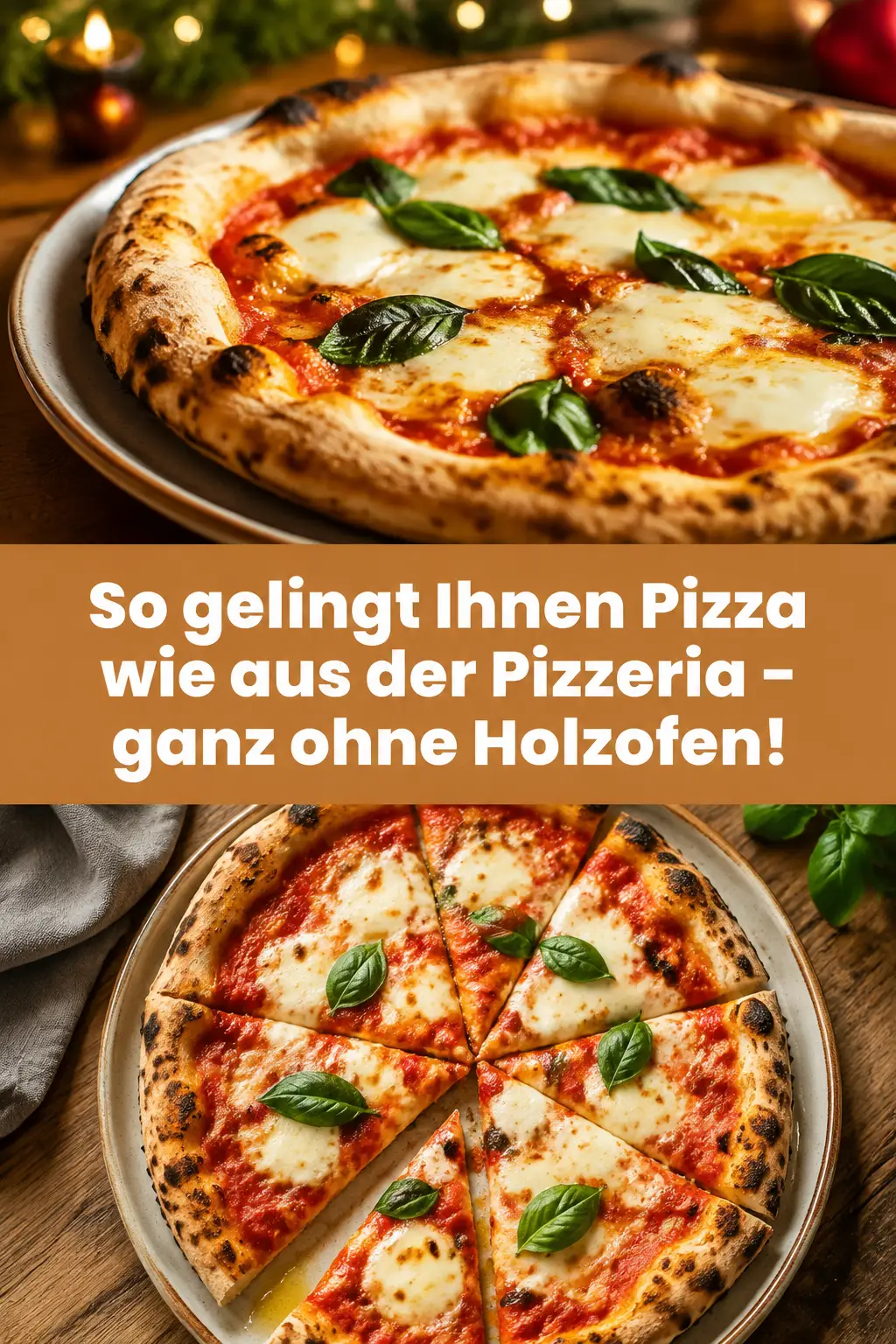 So gelingt Ihnen Pizza wie aus der Pizzeria – ganz ohne Holzofen!