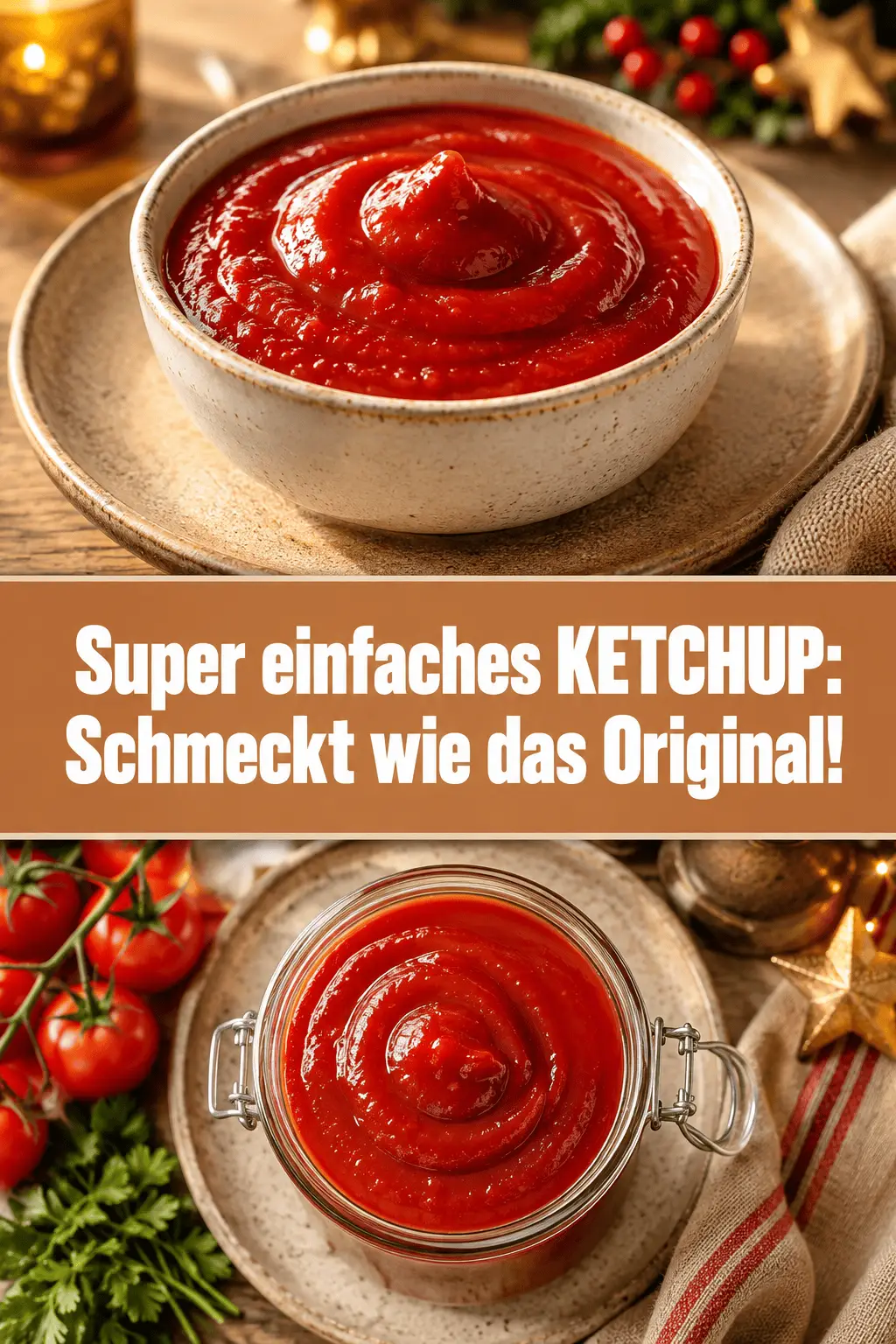 Super einfaches KETCHUP: Schmeckt wie das Original!