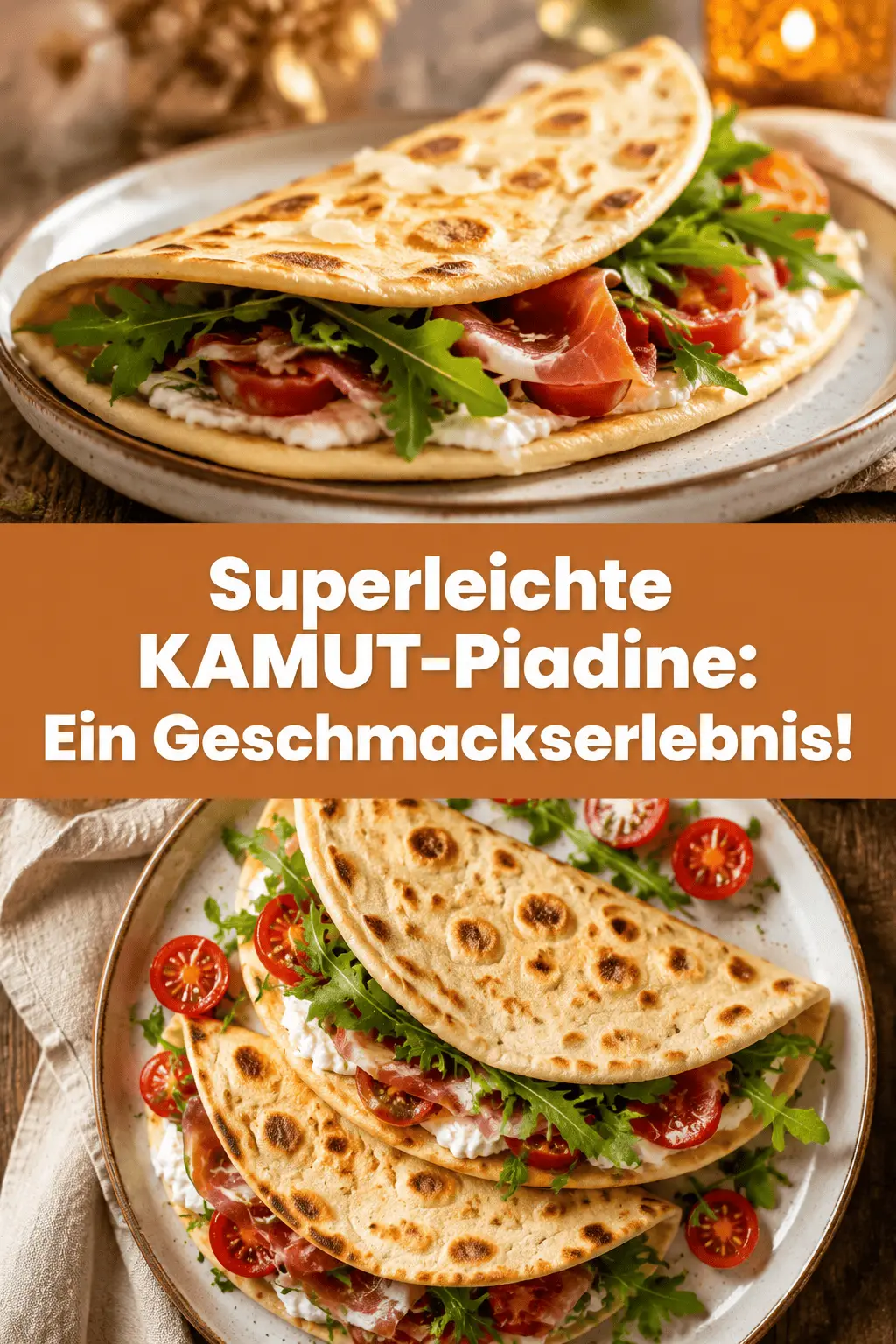 Superleichte KAMUT-Piadine: Ein Geschmackserlebnis!