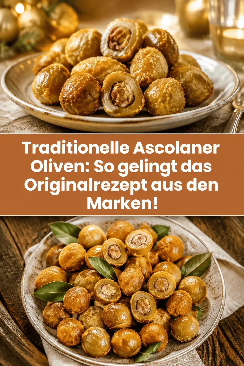 Traditionelle Ascolaner Oliven: So gelingt das Originalrezept aus den Marken!