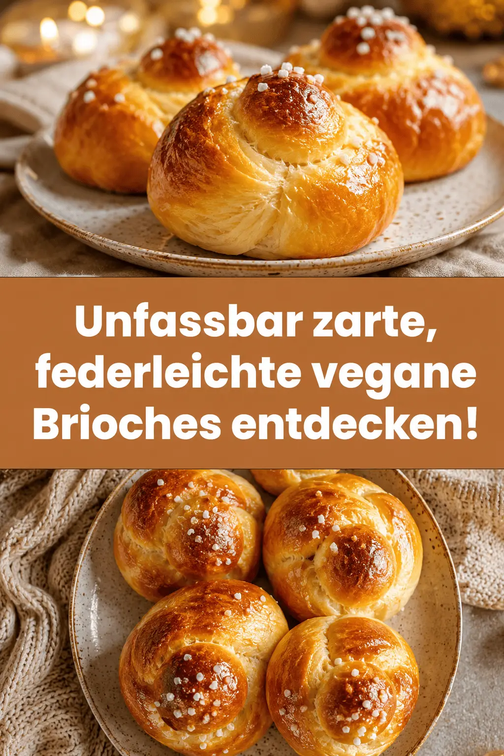 Unfassbar zarte, federleichte vegane Brioches entdecken!