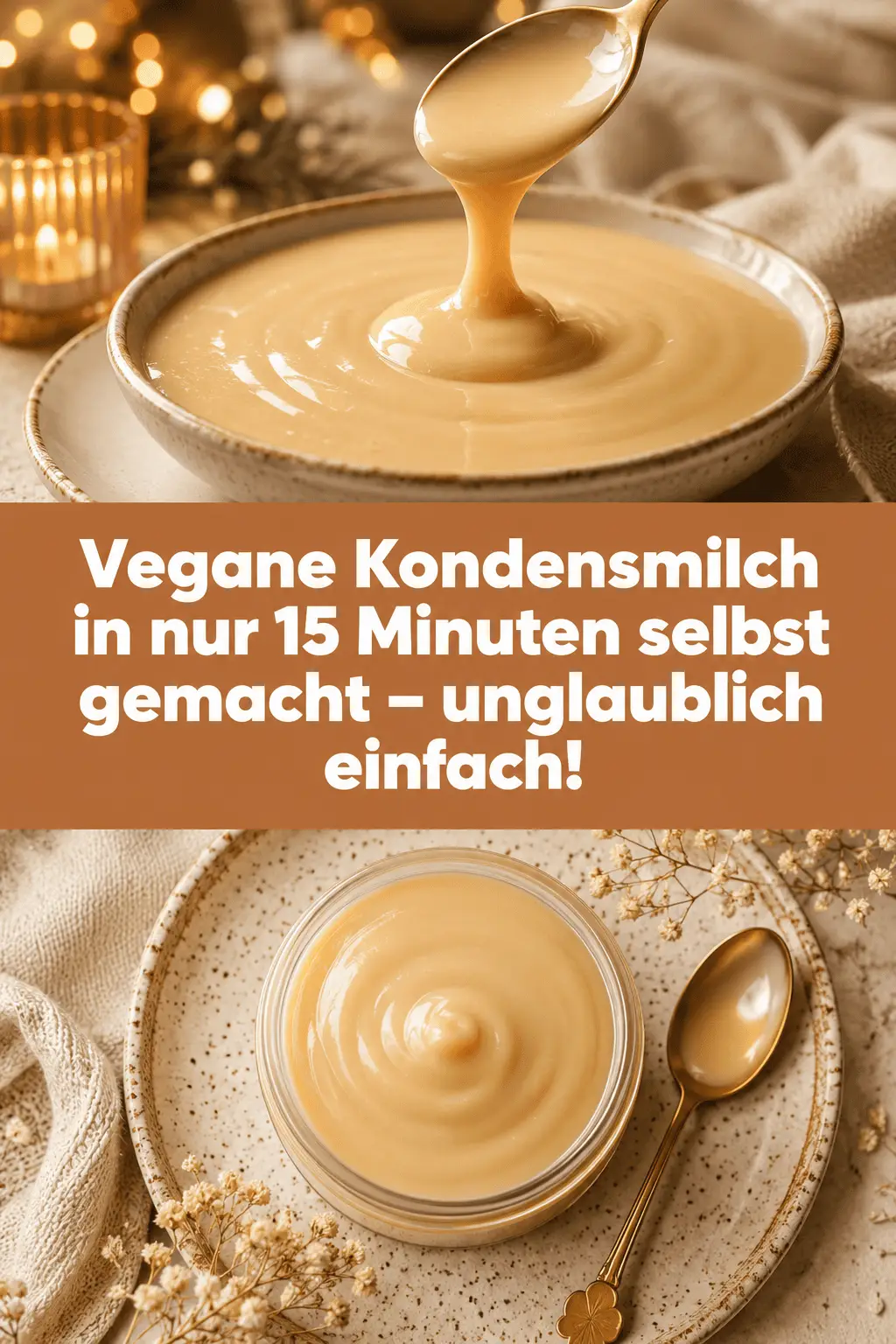 Vegane Kondensmilch in nur 15 Minuten selbst gemacht – unglaublich einfach!