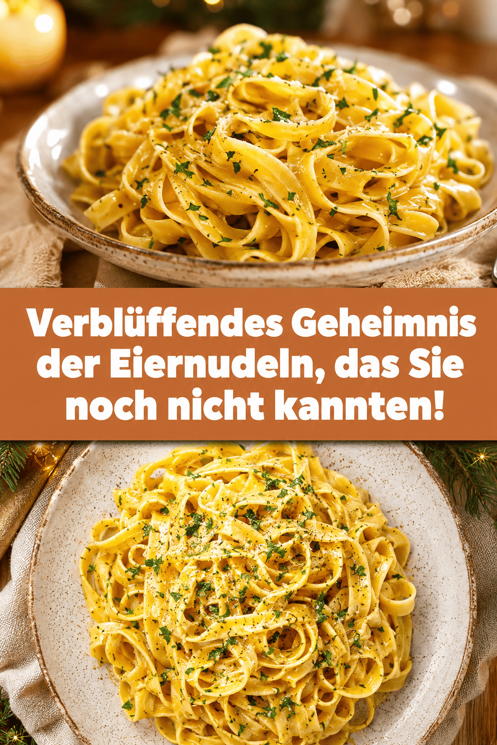 Verblüffendes Geheimnis der Eiernudeln, das Sie noch nicht kannten!