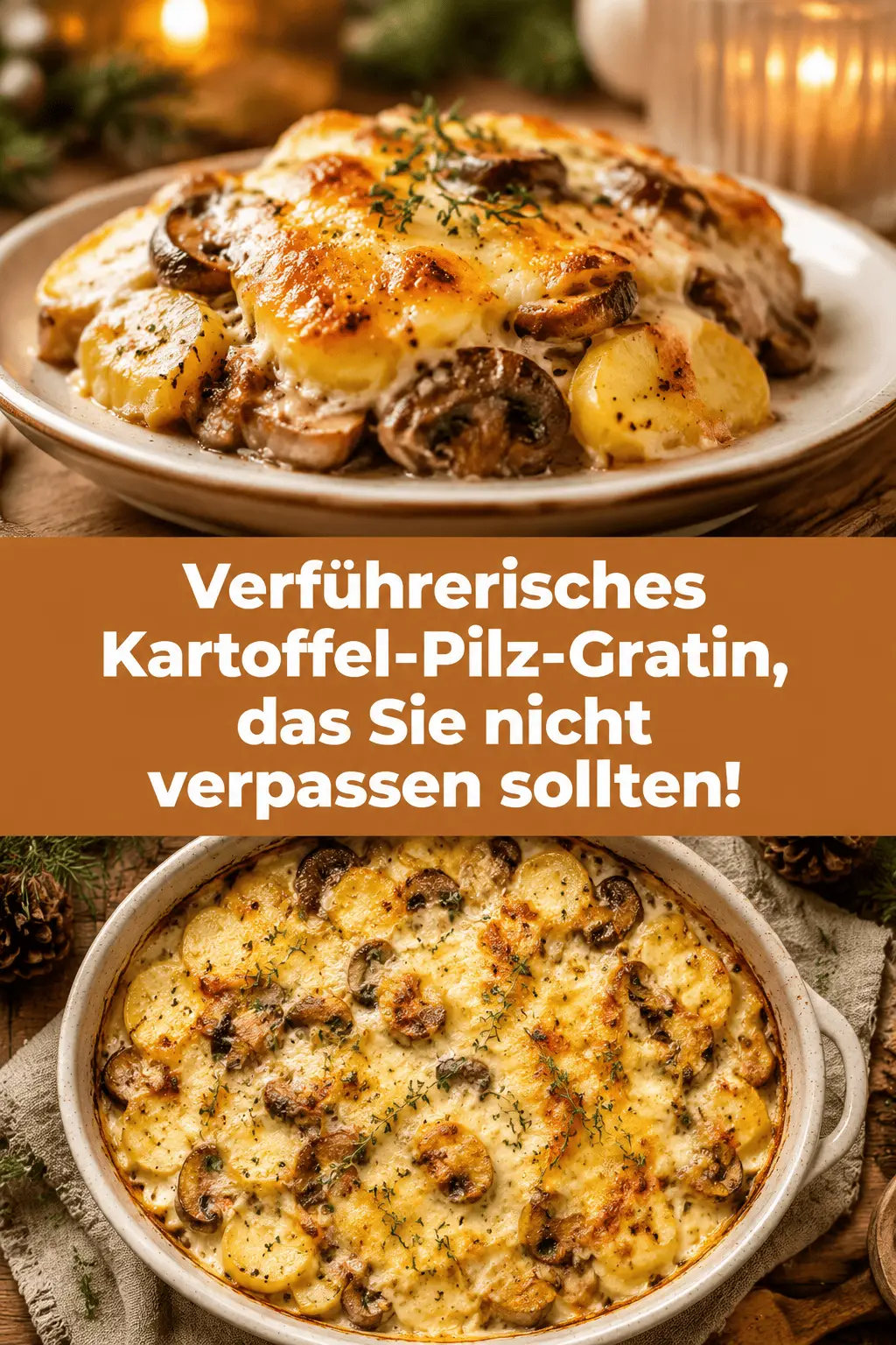 Verführerisches Kartoffel-Pilz-Gratin, das Sie nicht verpassen sollten!