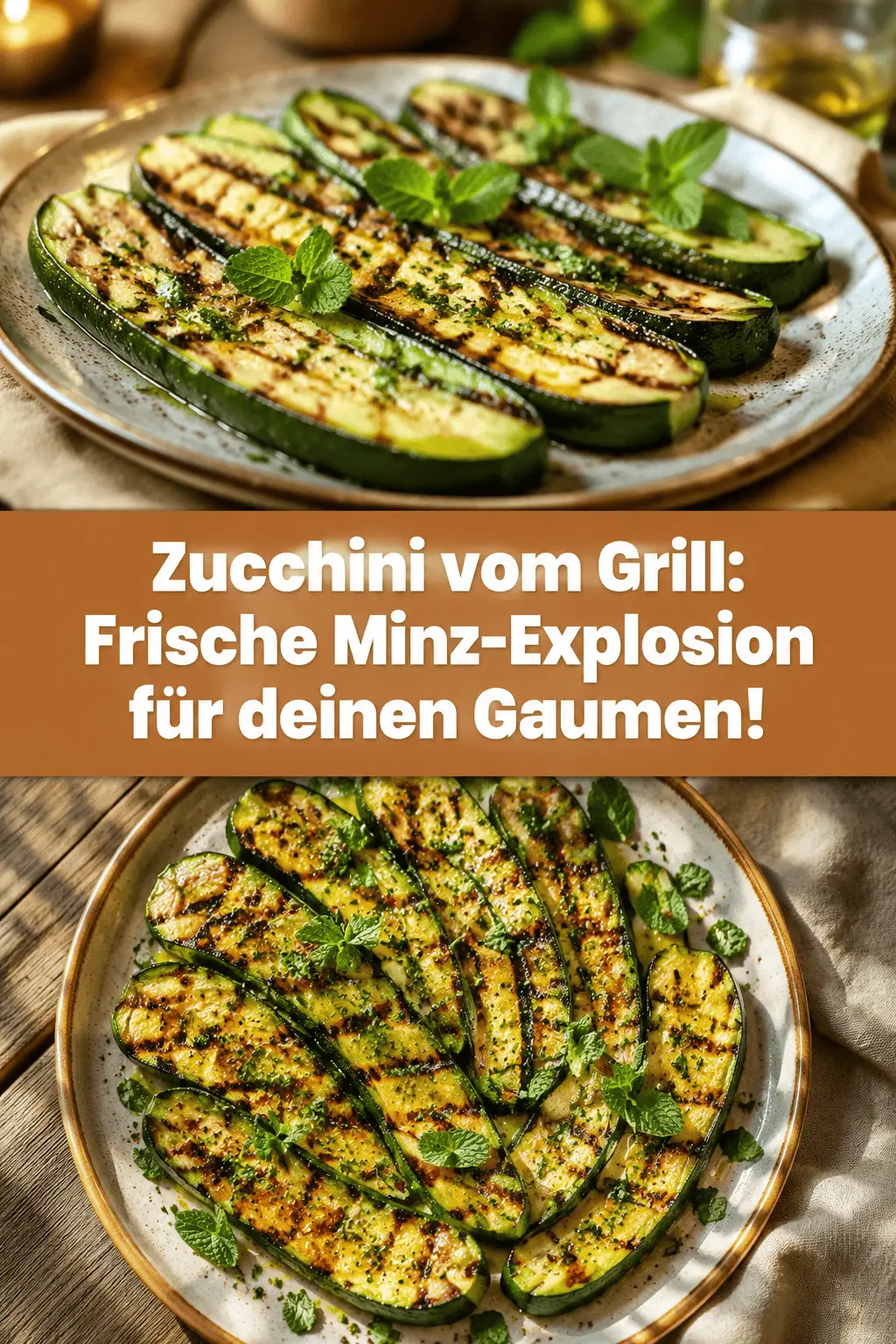 Zucchini vom Grill: Frische Minz-Explosion für deinen Gaumen!