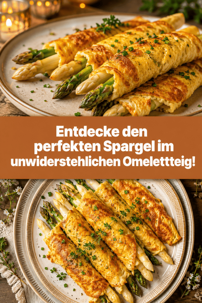 Entdecke den perfekten Spargel im unwiderstehlichen Omelettteig!