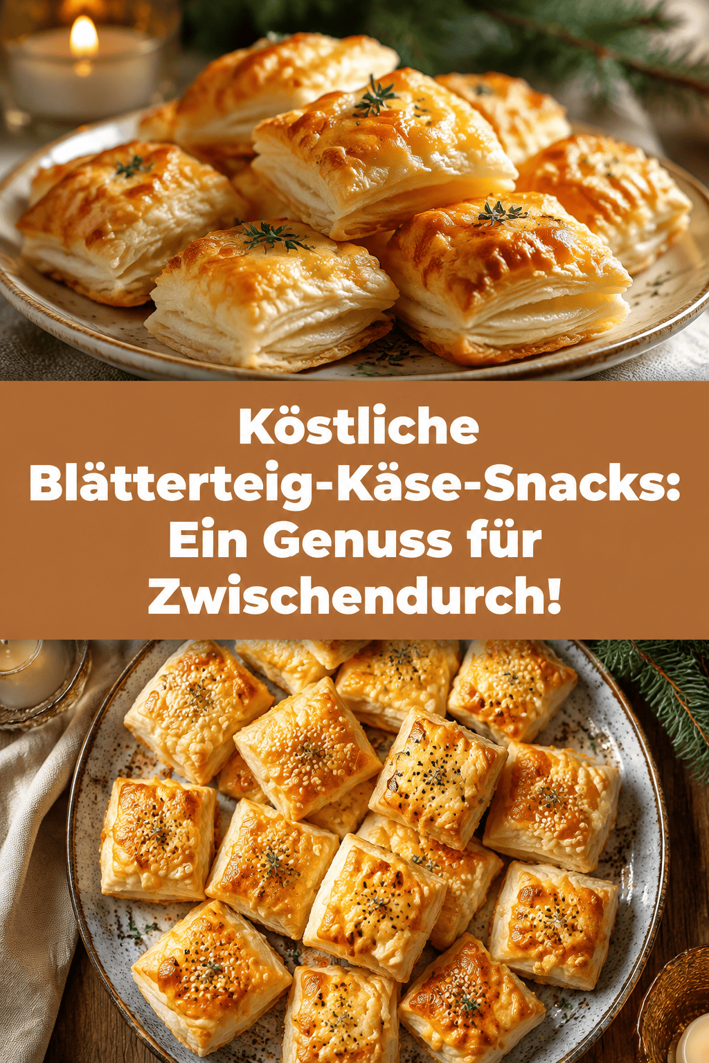 Köstliche Blätterteig-Käse-Snacks: Ein Genuss für Zwischendurch!